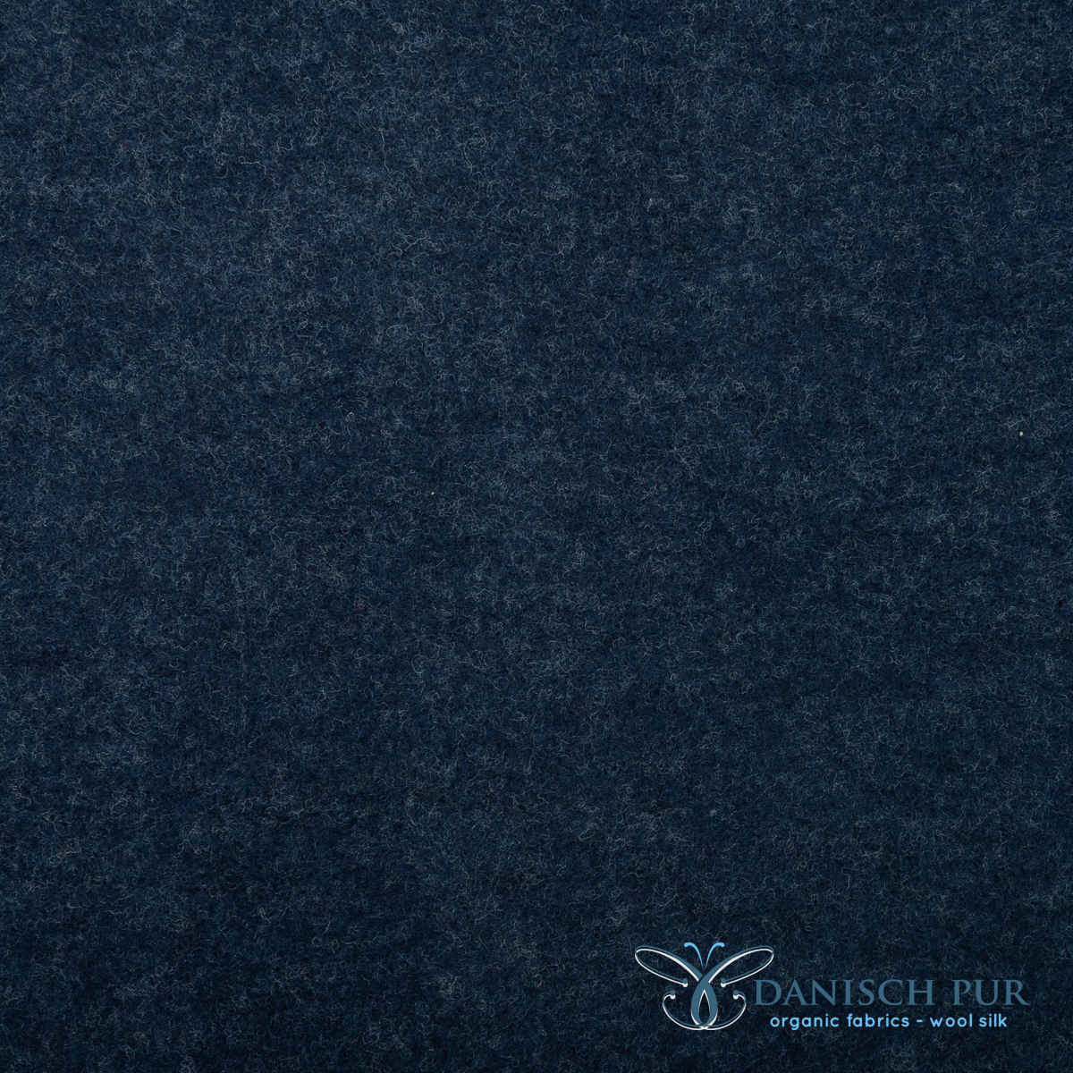 Bio Wollfleece Tiefseeblau (100% Schurwolle, Merino, kbt, mulesingfrei)