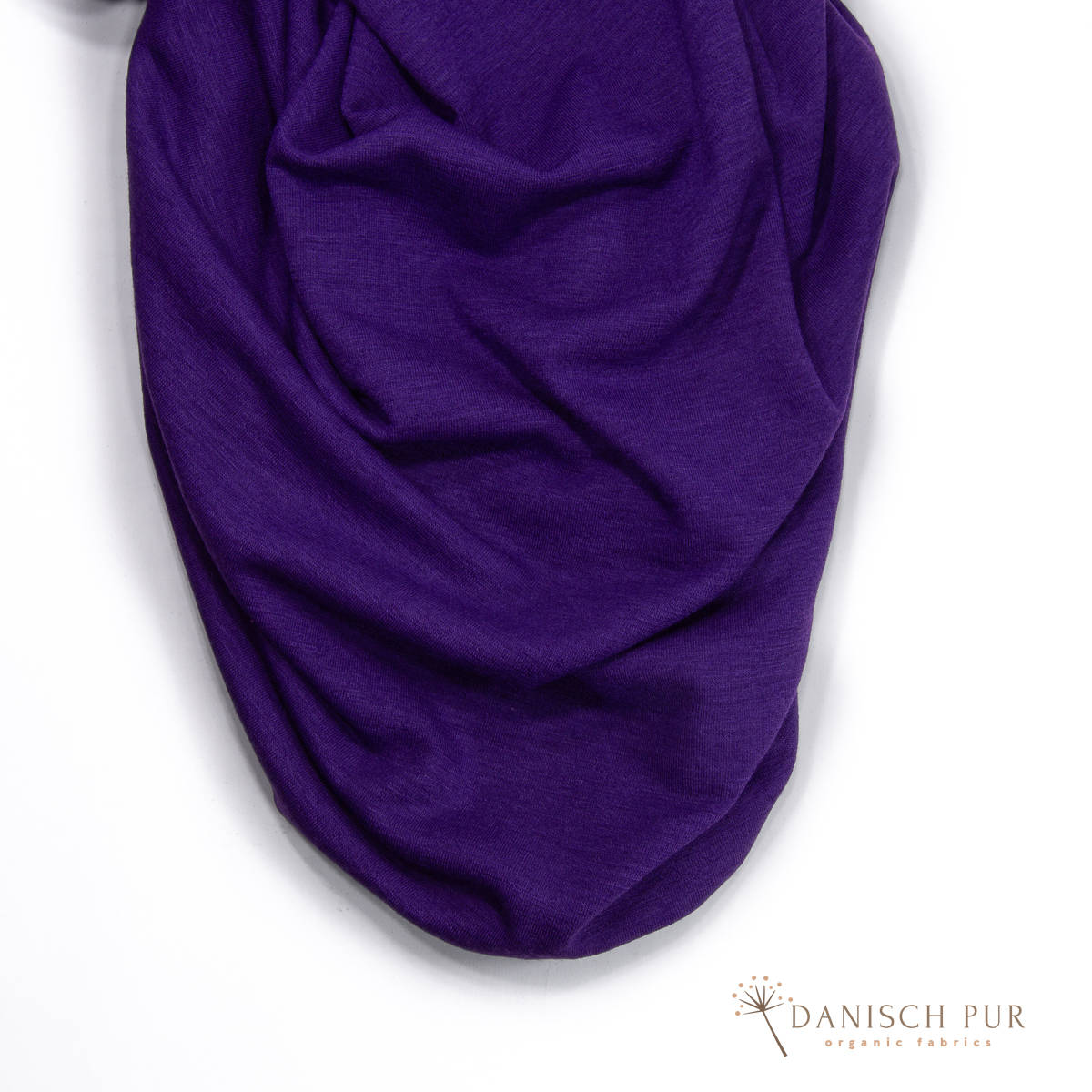 Dunkellila Bio Wollfrottee (100% Wolle (Merino, kbt, mulesingfrei)