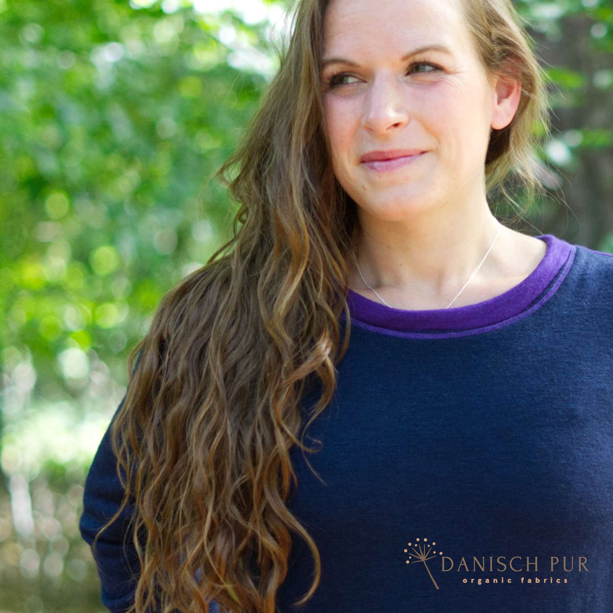 Charcoal blue organic wool terry (100% wool (merino, organic, mulesing-free))