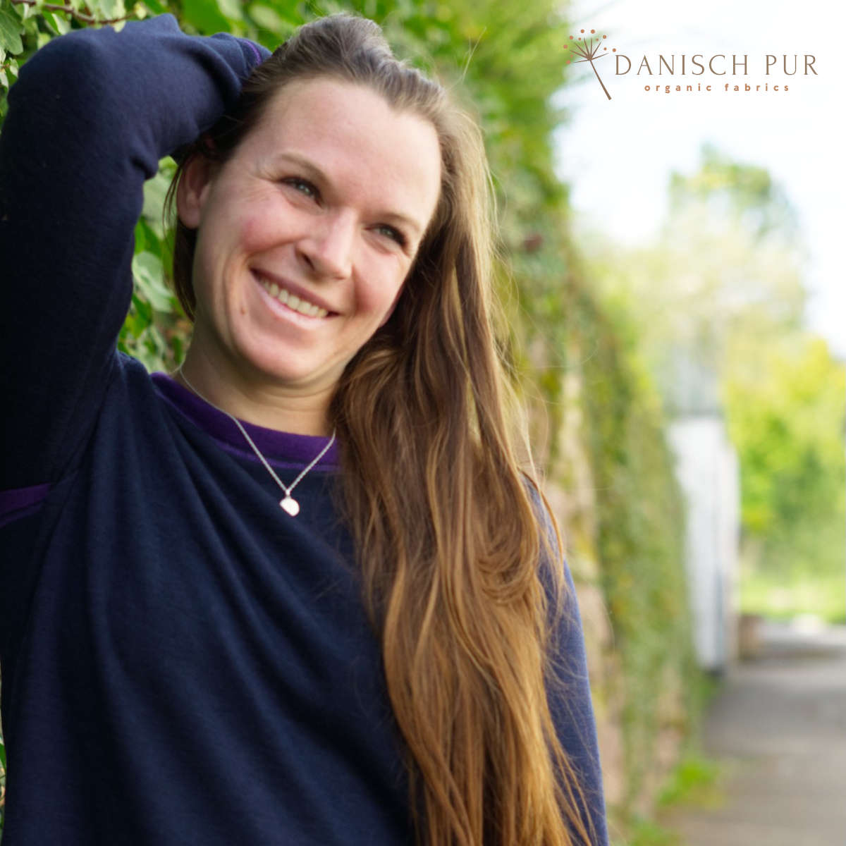 Charcoal blue organic wool terry (100% wool (merino, organic, mulesing-free))