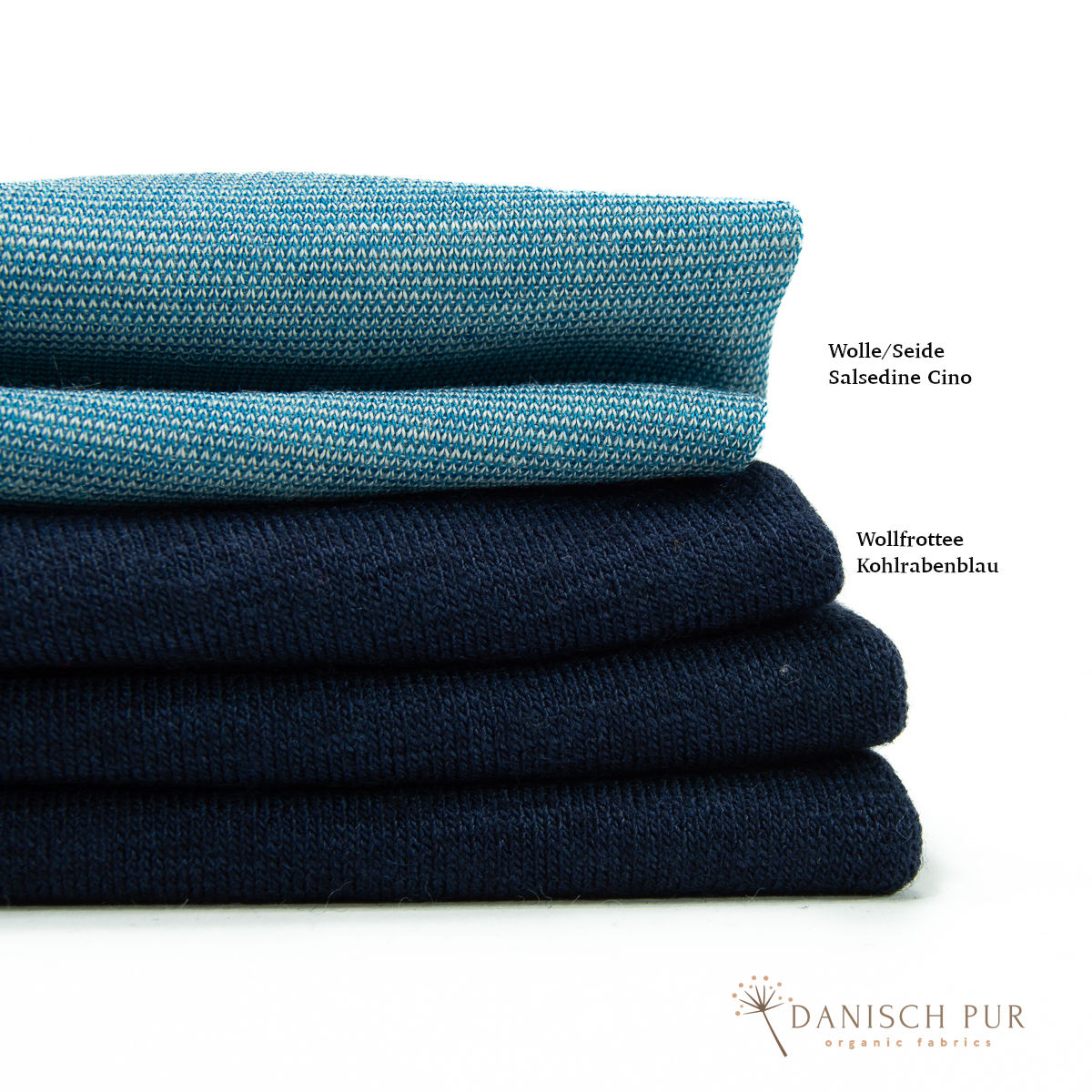 Charcoal blue organic wool terry (100% wool (merino, organic, mulesing-free))