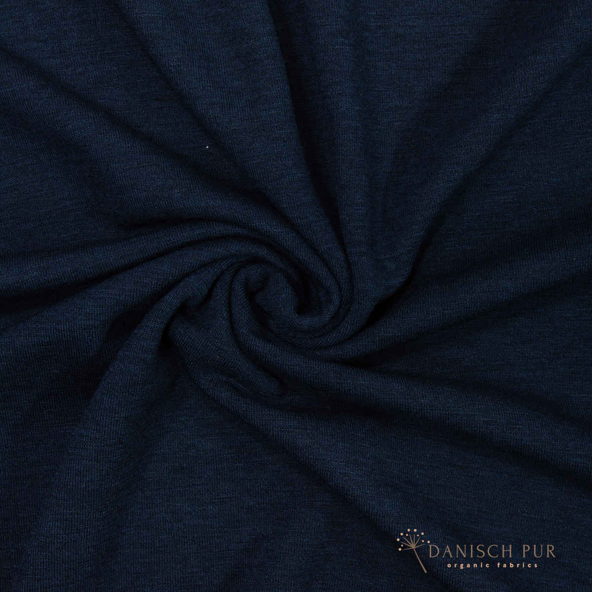 Charcoal blue organic wool terry (100% wool (merino, organic, mulesing-free))