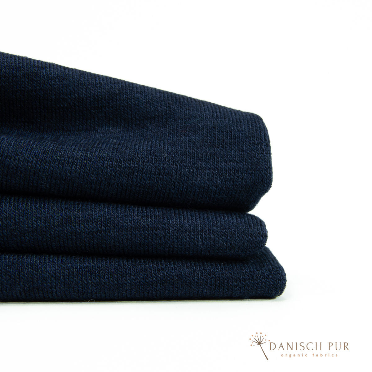 Charcoal blue organic wool terry (100% wool (merino, organic, mulesing-free))