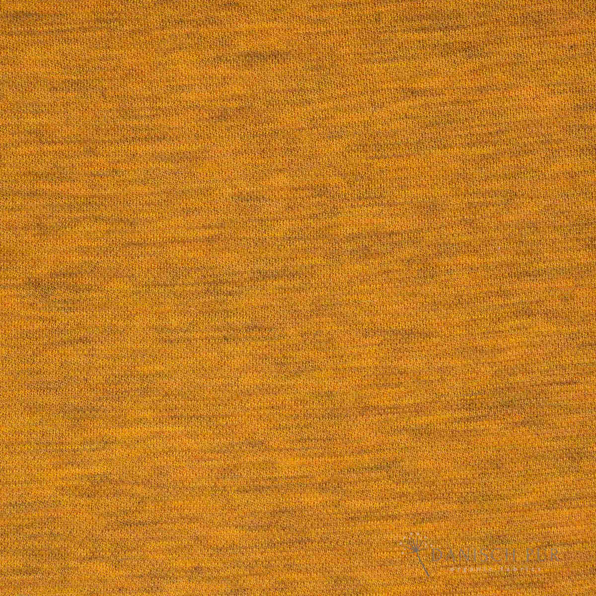 Bio Wolljersey Jacquard Uni Gold meliert (100% Schurwolle, Merino, kbt, mulesingfrei)