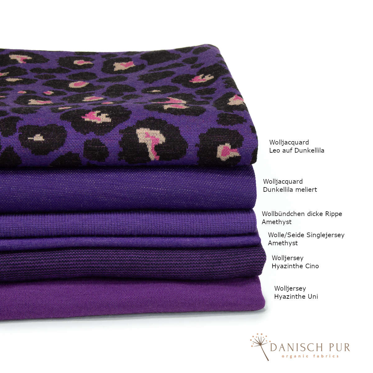 Organic wool jersey jacquard clouds lagoblau-petrol on ecru melange V3 (Merino, kbt, mulesing-free)