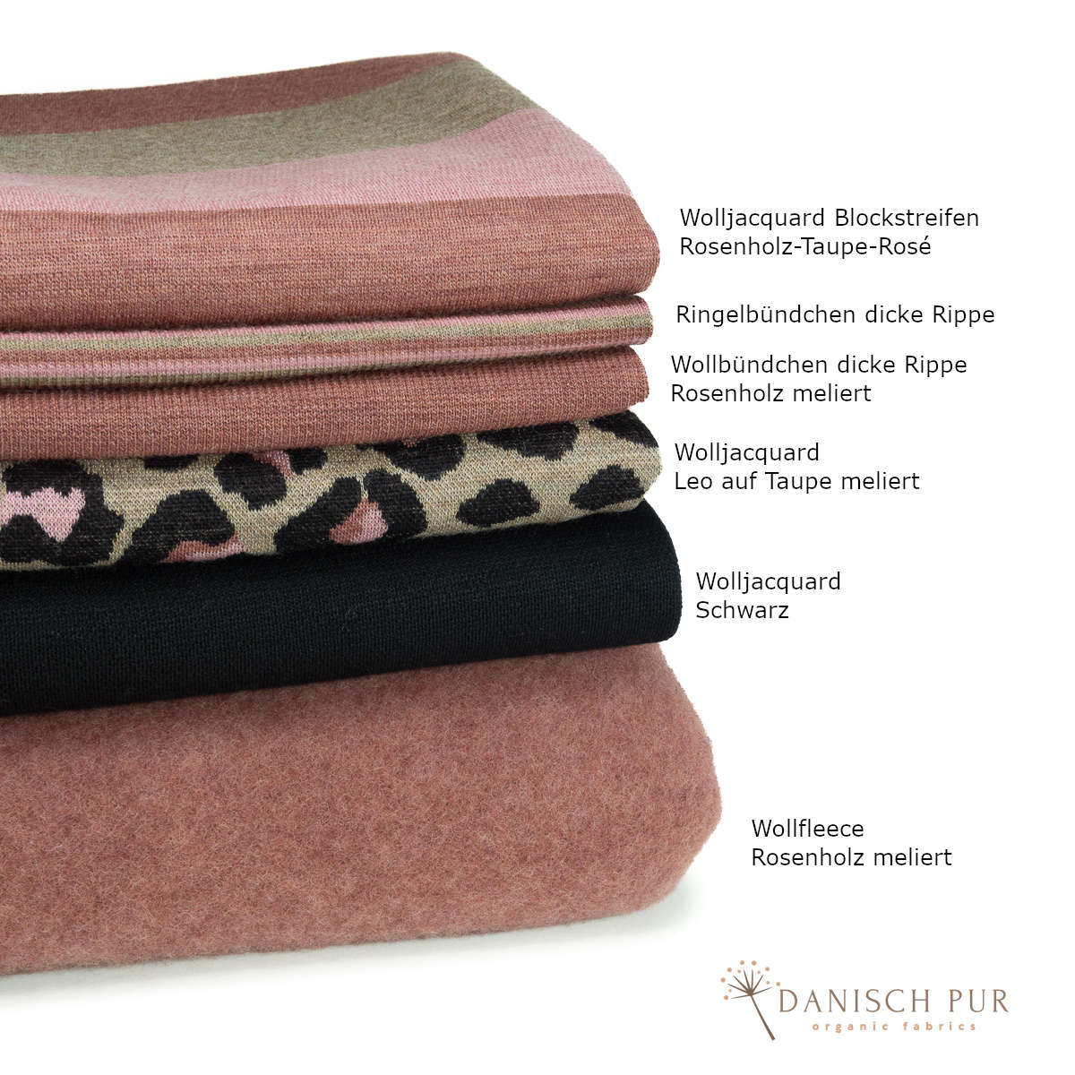 Bio Wolljersey Jacquard Uni Schwarz meliert (100% Schurwolle, Merino, kbt, mulesingfrei)