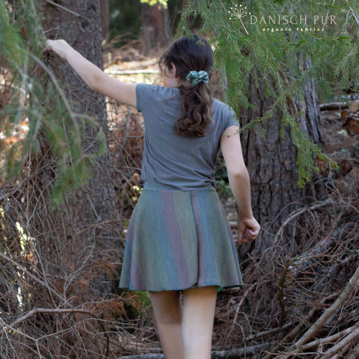 Bio Wolljacquard Regenbogenstreifen-Cino (Merino, kbt, mulesingfrei)