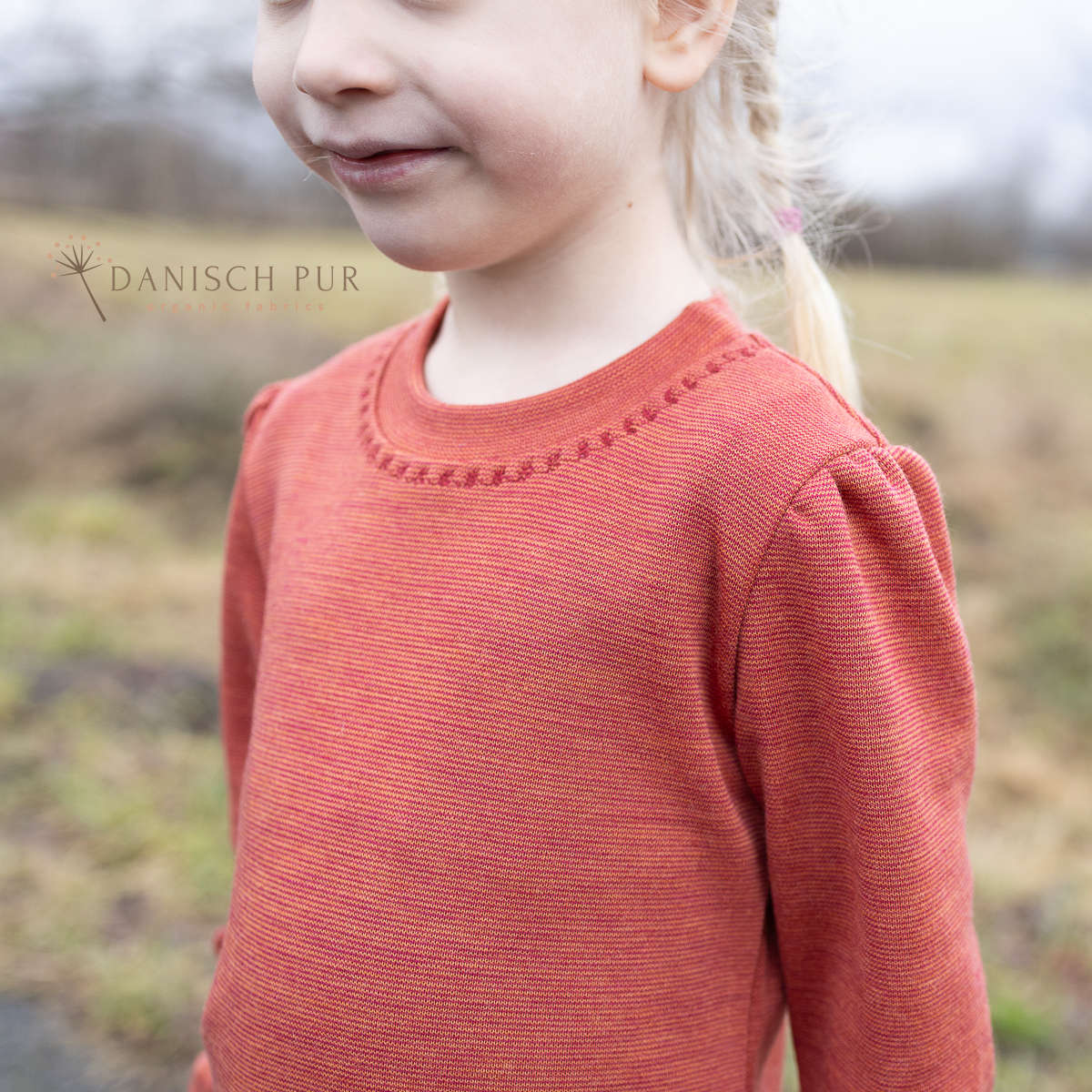 (Thicker) organic wool jersey Terracotta Cino (Merino, kbt, mulesing-free)