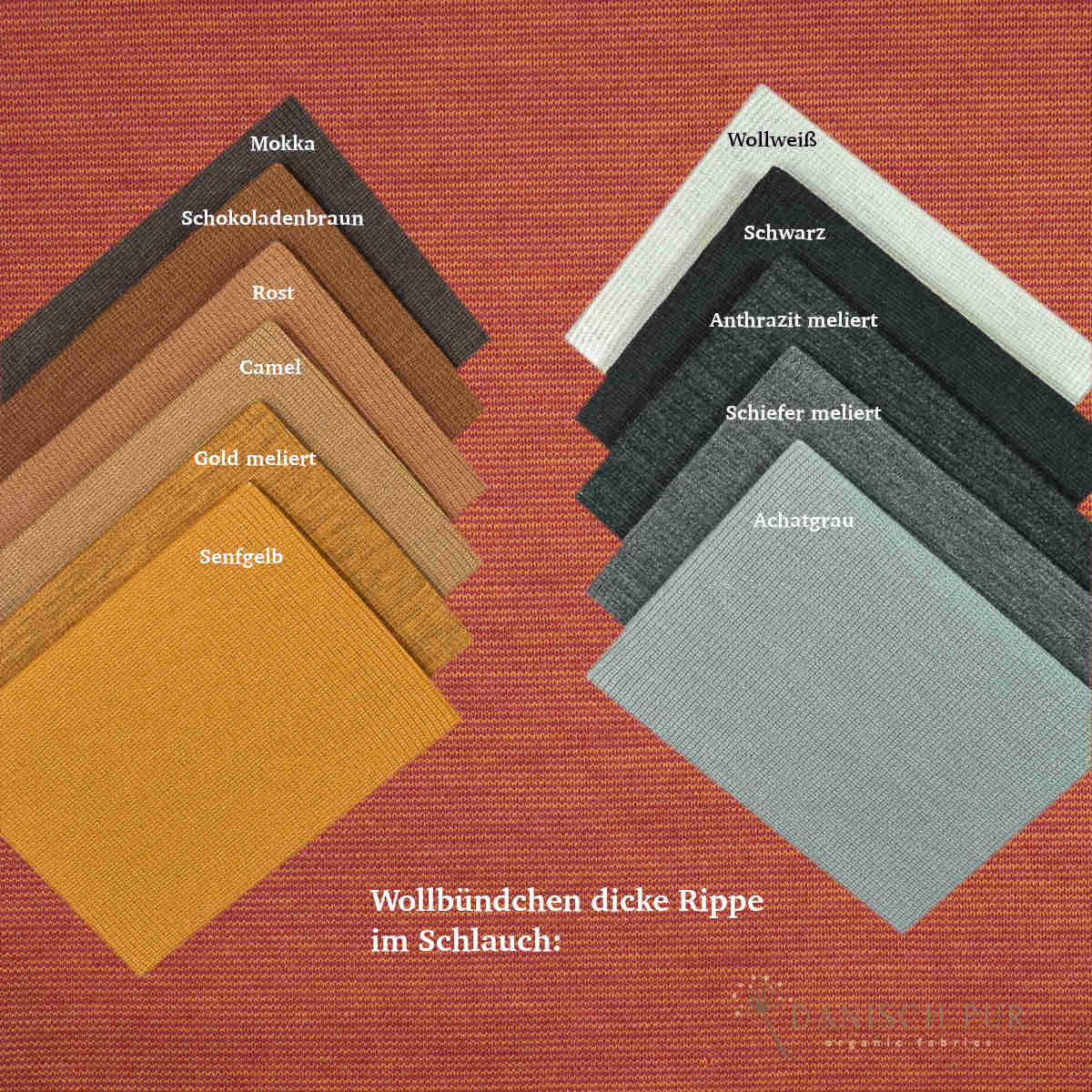 (Thicker) organic wool jersey Terracotta Cino (Merino, kbt, mulesing-free)