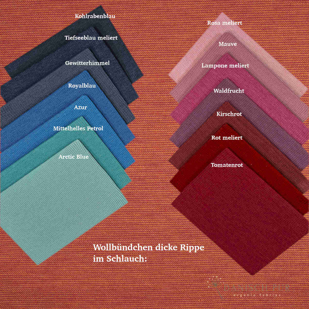 (Thicker) organic wool jersey Terracotta Cino (Merino, kbt, mulesing-free)