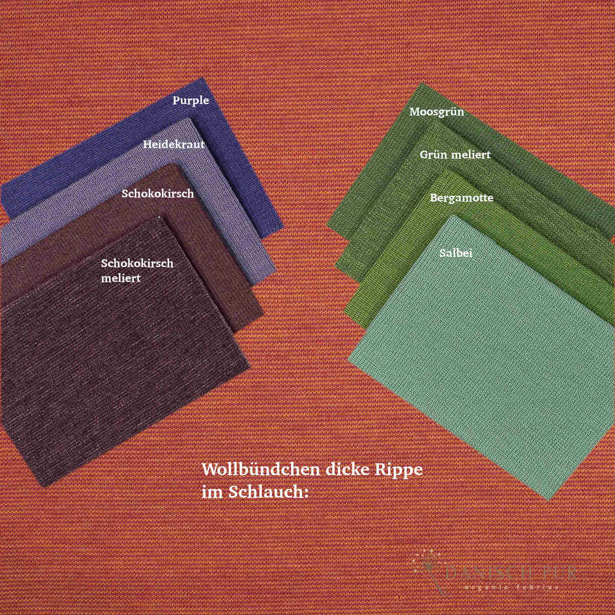 (Thicker) organic wool jersey Terracotta Cino (Merino, kbt, mulesing-free)