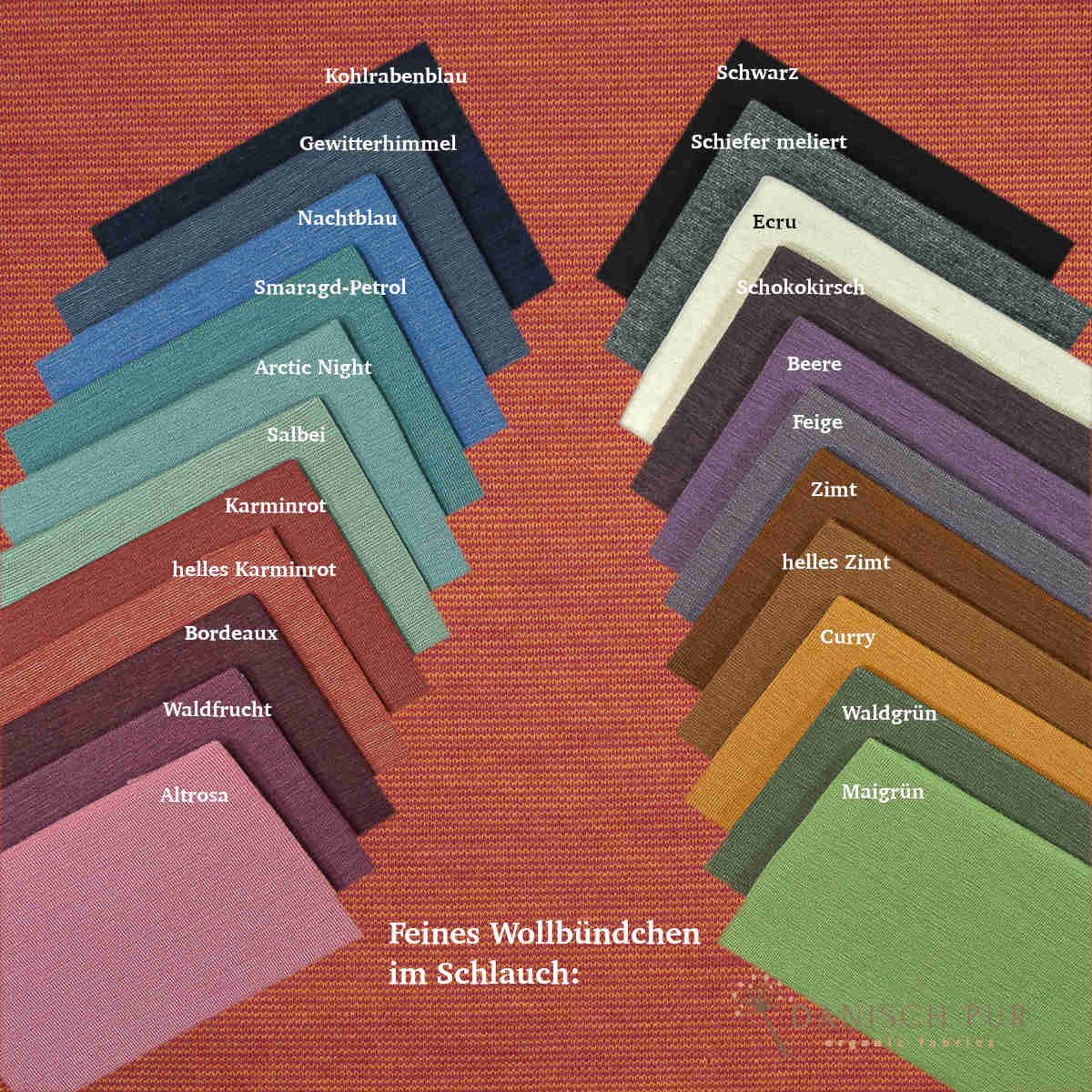 (Thicker) organic wool jersey Terracotta Cino (Merino, kbt, mulesing-free)