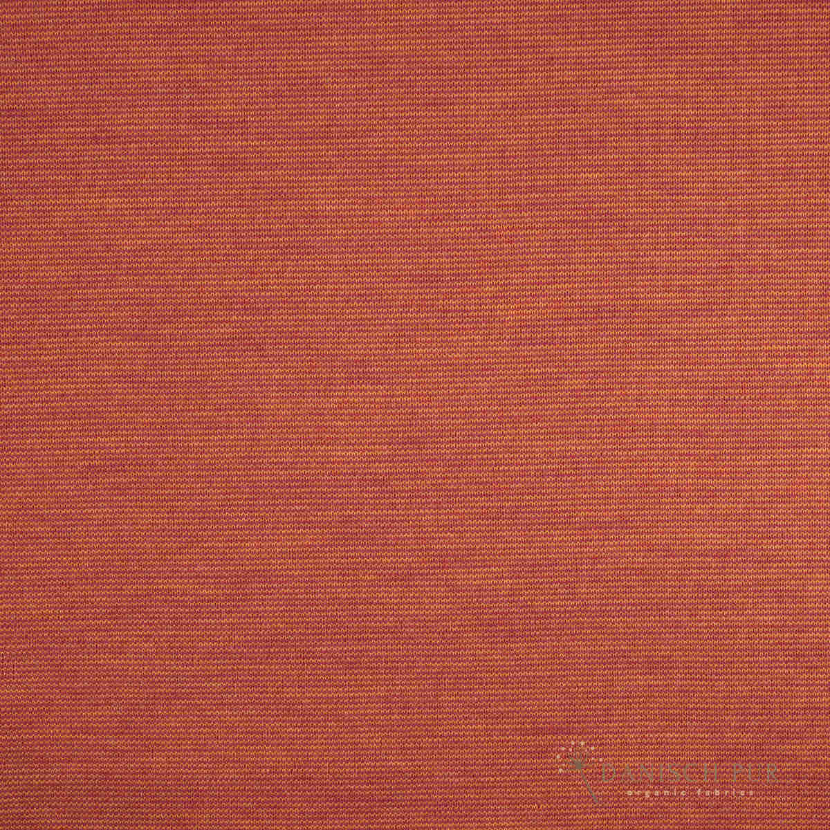 (Thicker) organic wool jersey Terracotta Cino (Merino, kbt, mulesing-free)