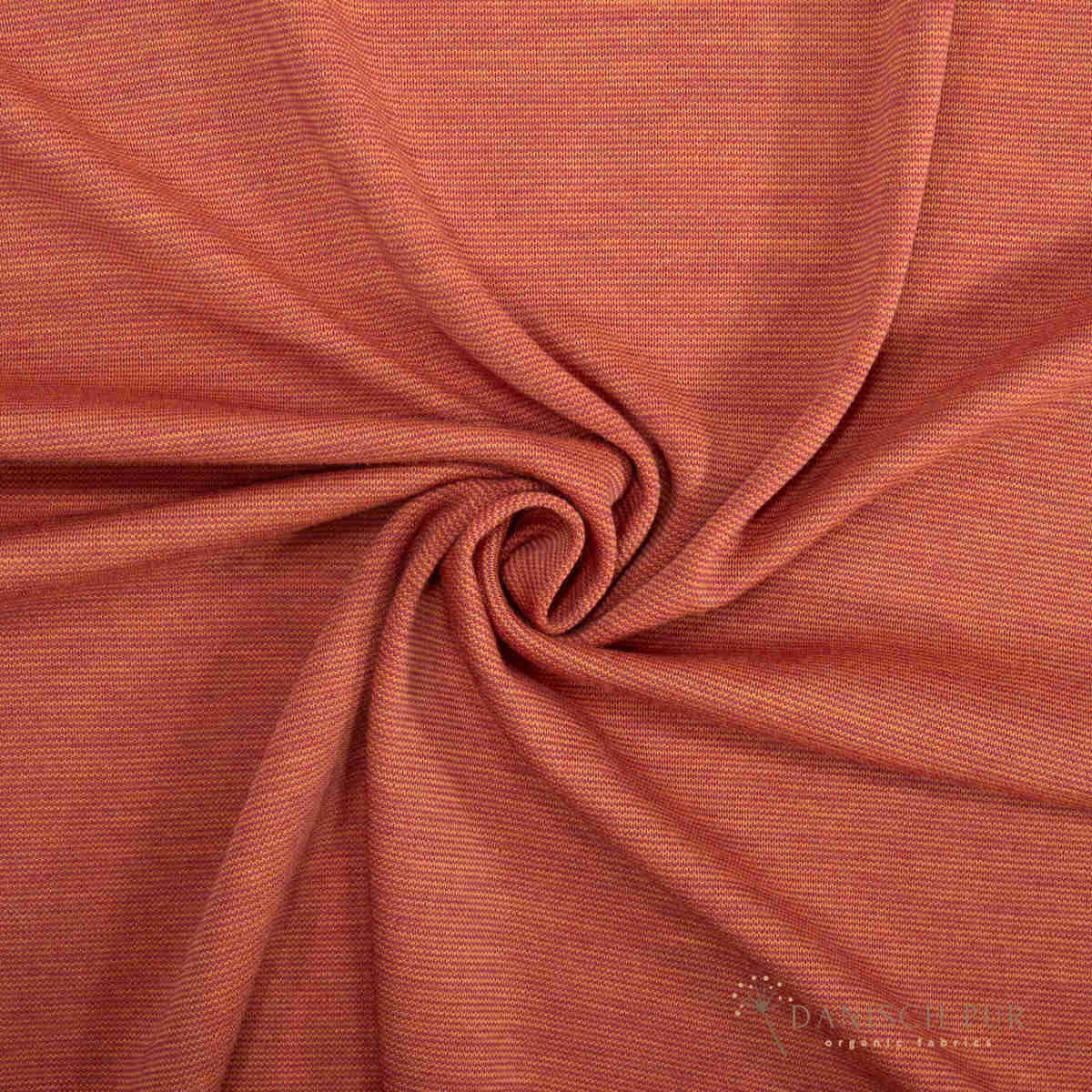 (Thicker) organic wool jersey Terracotta Cino (Merino, kbt, mulesing-free)