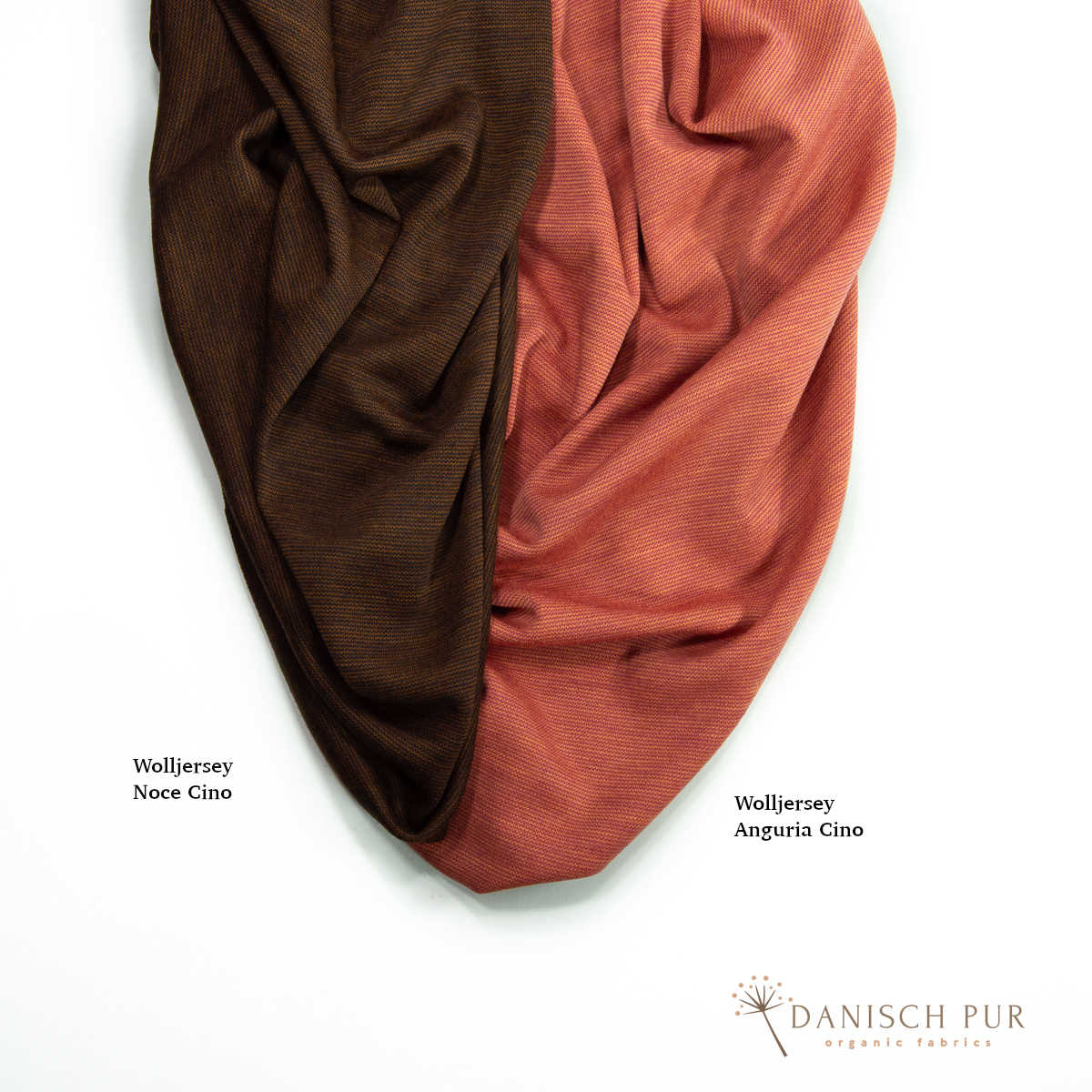 (Thicker) organic wool jersey Terracotta Cino (Merino, kbt, mulesing-free)