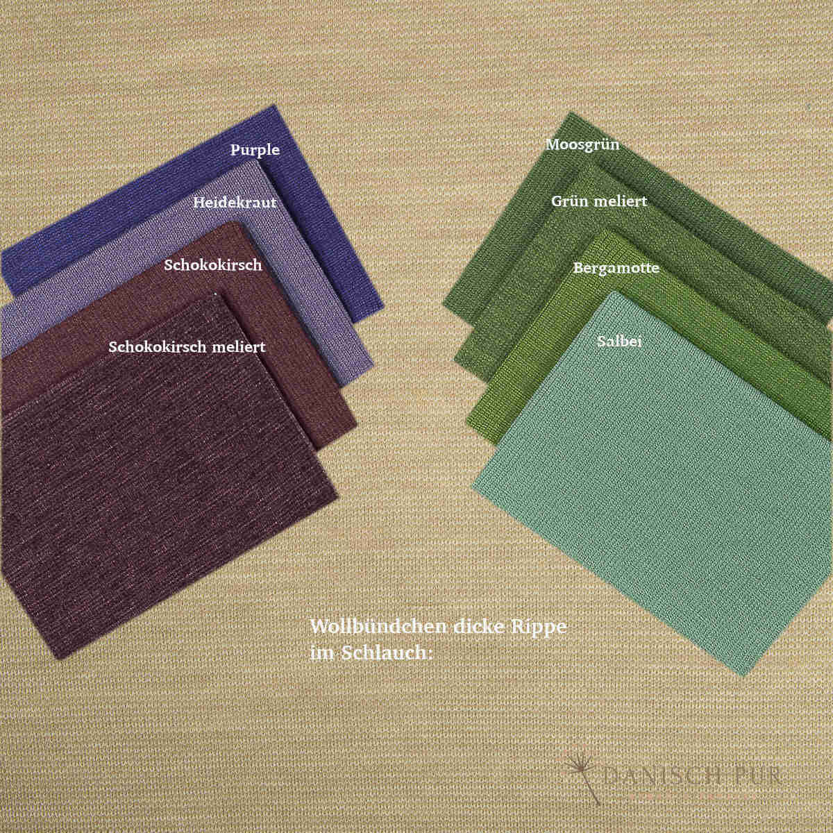 Bio Wolljersey/Wollinterlock Düne-Cino (Merino, kbt, mulesingfrei)