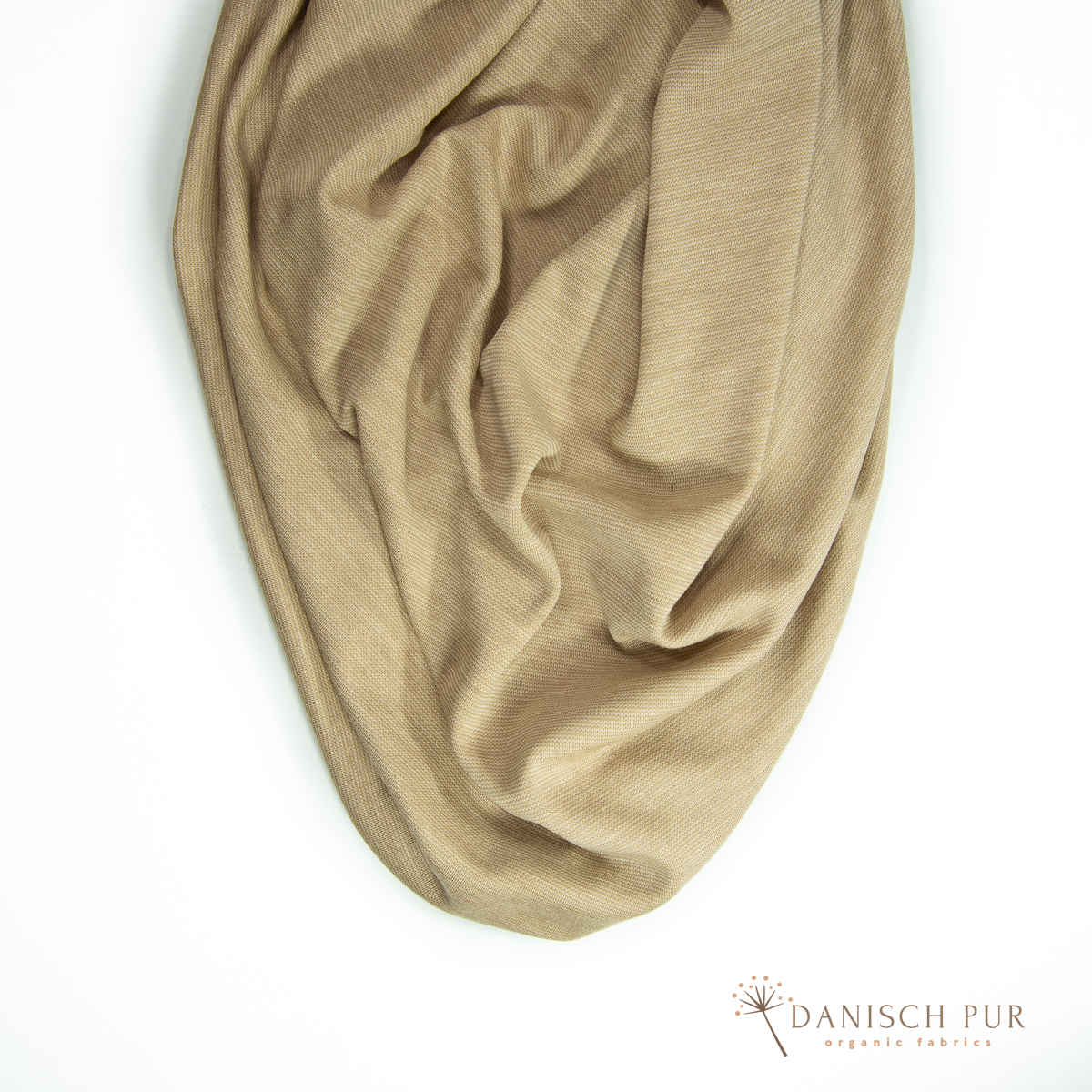 Bio Wolljersey/Wollinterlock Düne-Cino (Merino, kbt, mulesingfrei)