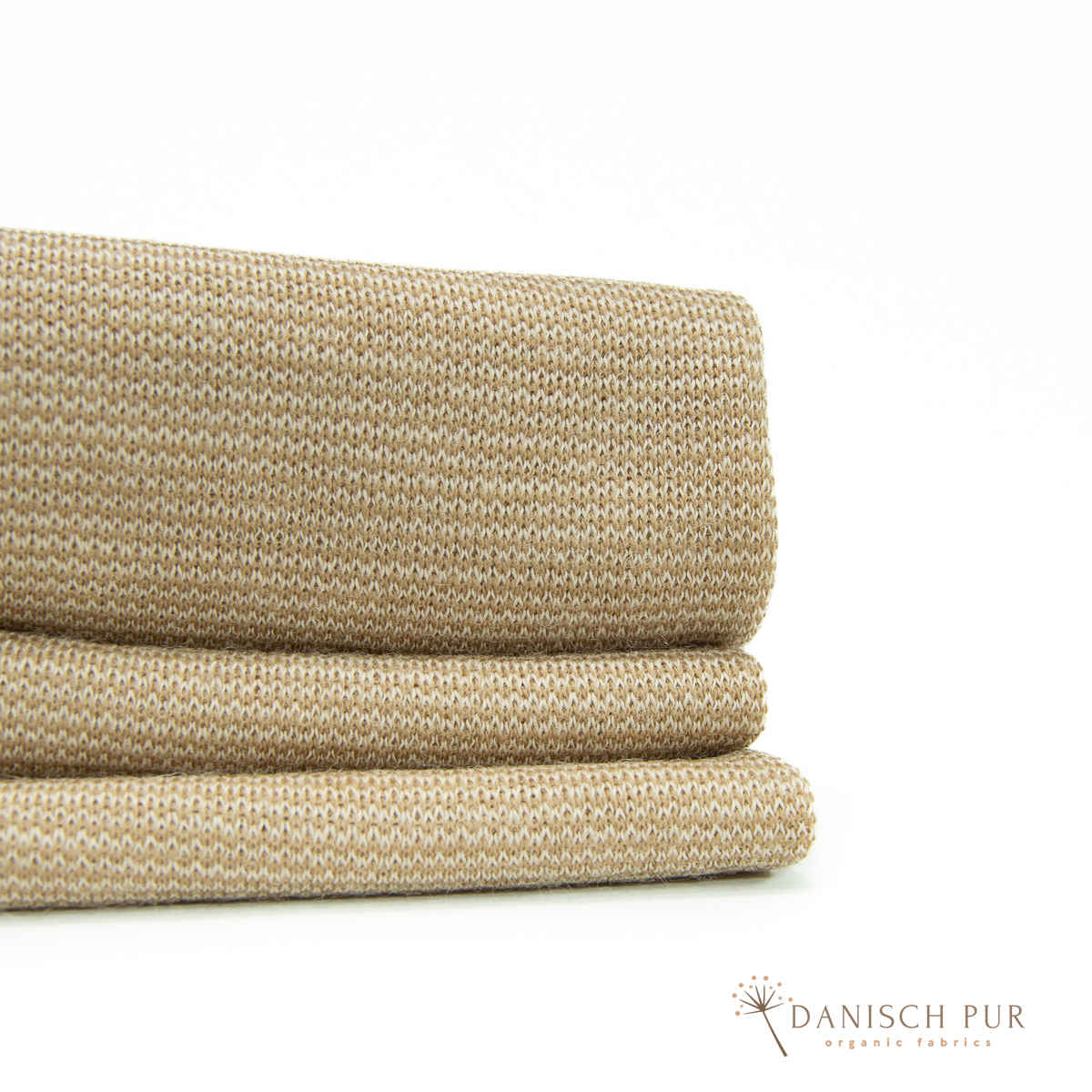 Bio Wolljersey/Wollinterlock Düne-Cino (Merino, kbt, mulesingfrei)