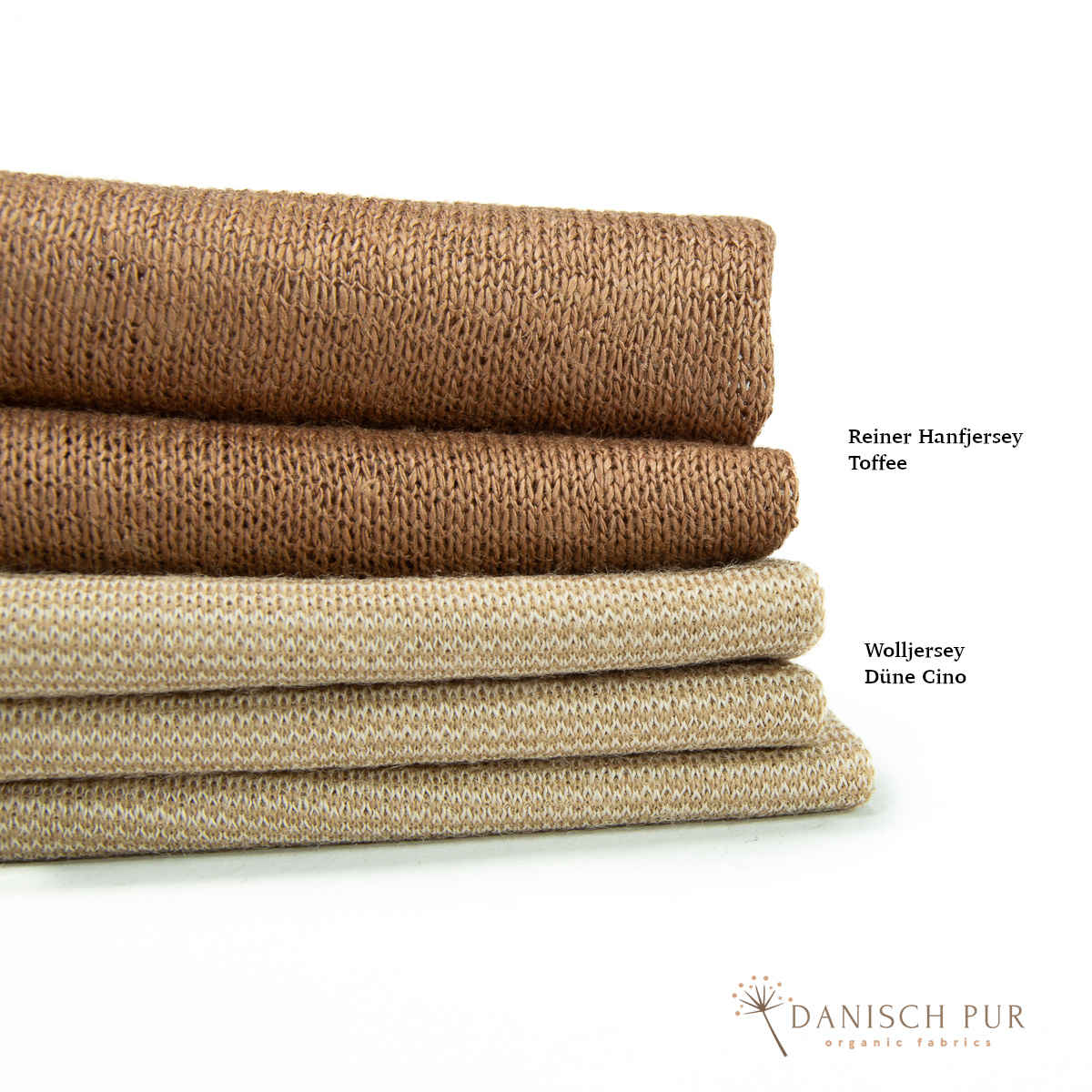 Bio Wolljersey/Wollinterlock Düne-Cino (Merino, kbt, mulesingfrei)