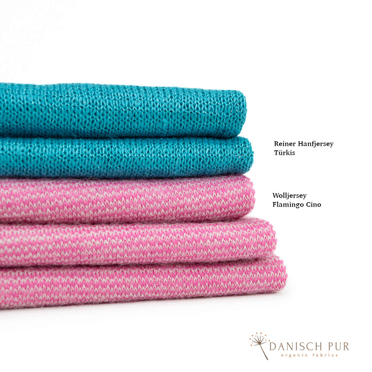 Bio Wolljersey Flamingo-Cino (100% Schurwolle, Merino, kbt, mulesingfrei)