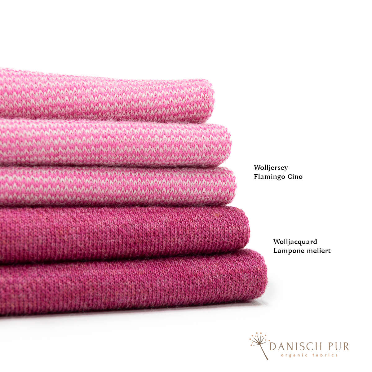 Bio Wolljersey Flamingo-Cino (100% Schurwolle, Merino, kbt, mulesingfrei)