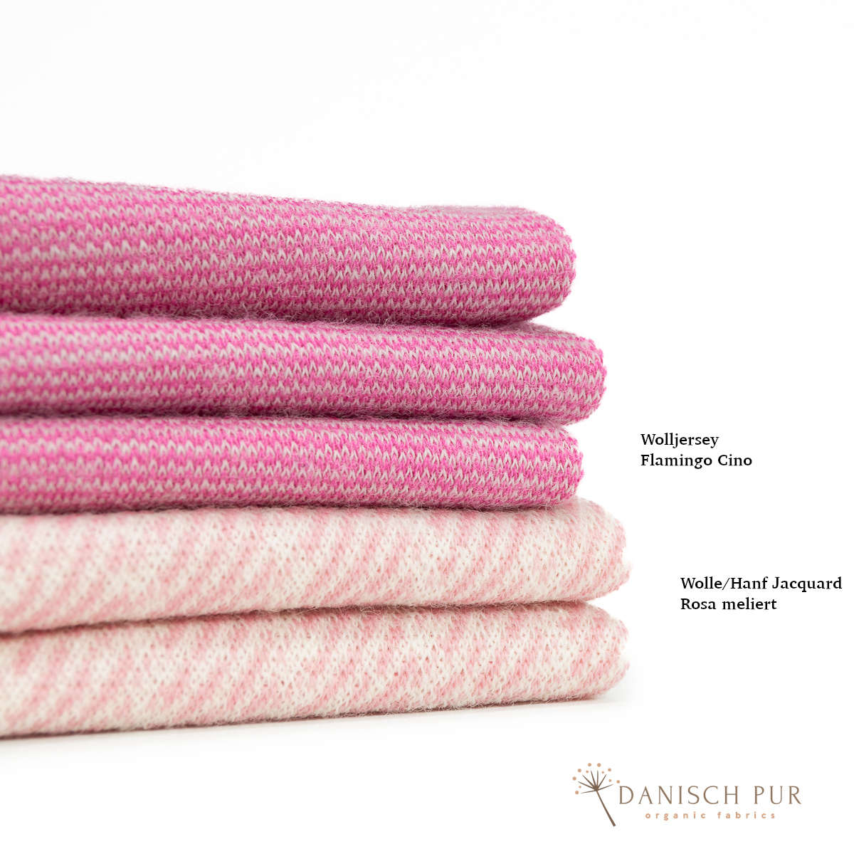 Bio Wolljersey Flamingo-Cino (100% Schurwolle, Merino, kbt, mulesingfrei)