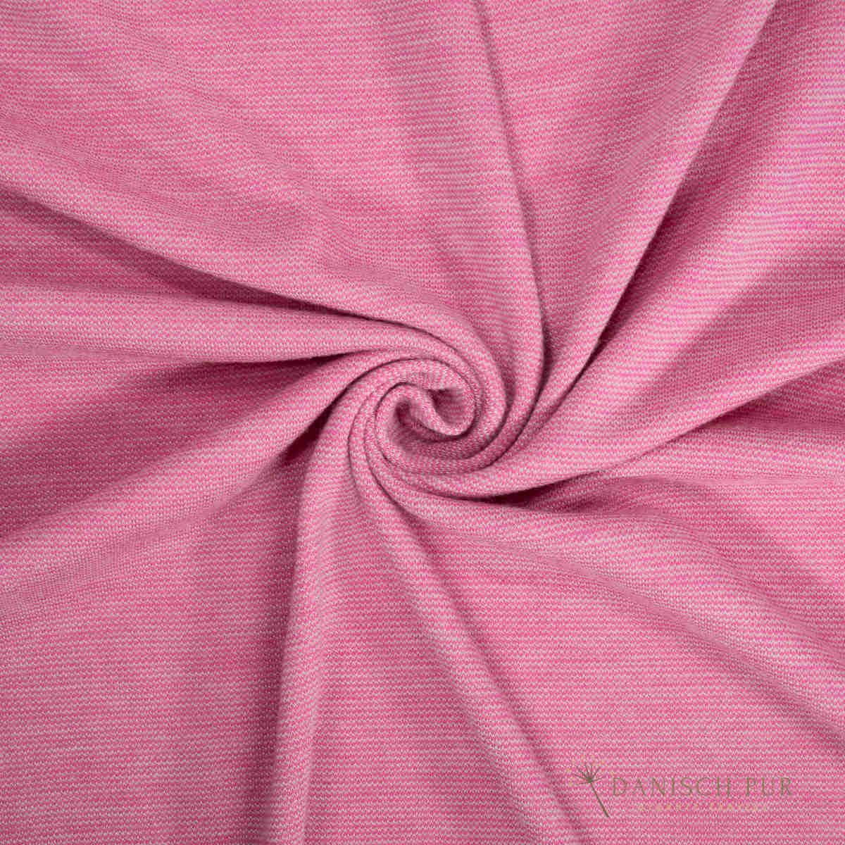Bio Wolljersey Flamingo-Cino (100% Schurwolle, Merino, kbt, mulesingfrei)