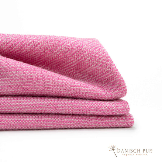 Bio Wolljersey Flamingo-Cino (100% Schurwolle, Merino, kbt, mulesingfrei)