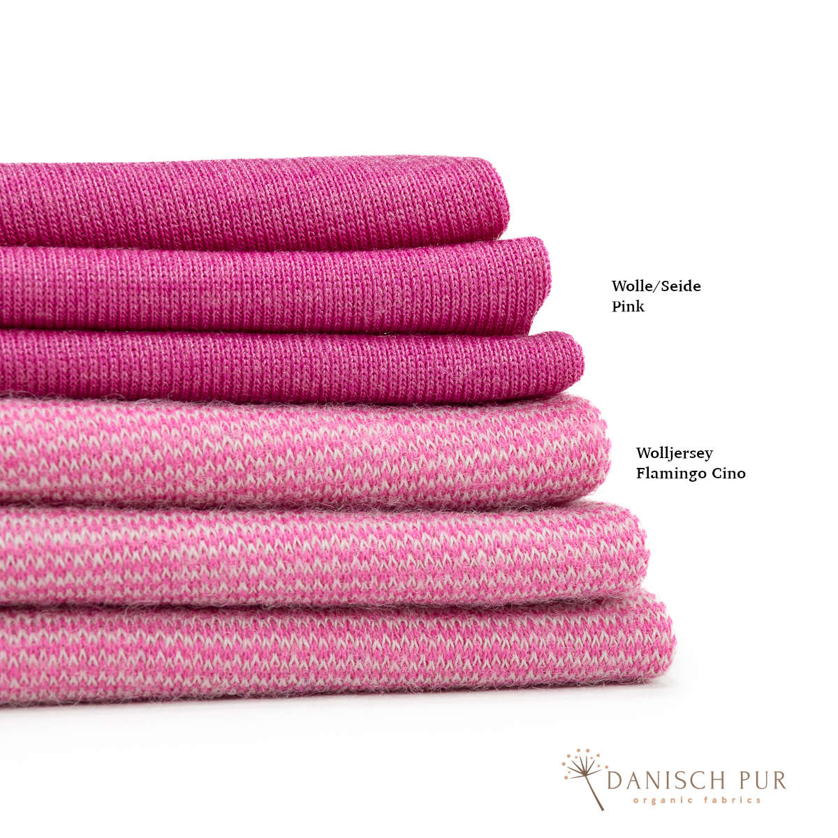 Bio Wolljersey Flamingo-Cino (100% Schurwolle, Merino, kbt, mulesingfrei)