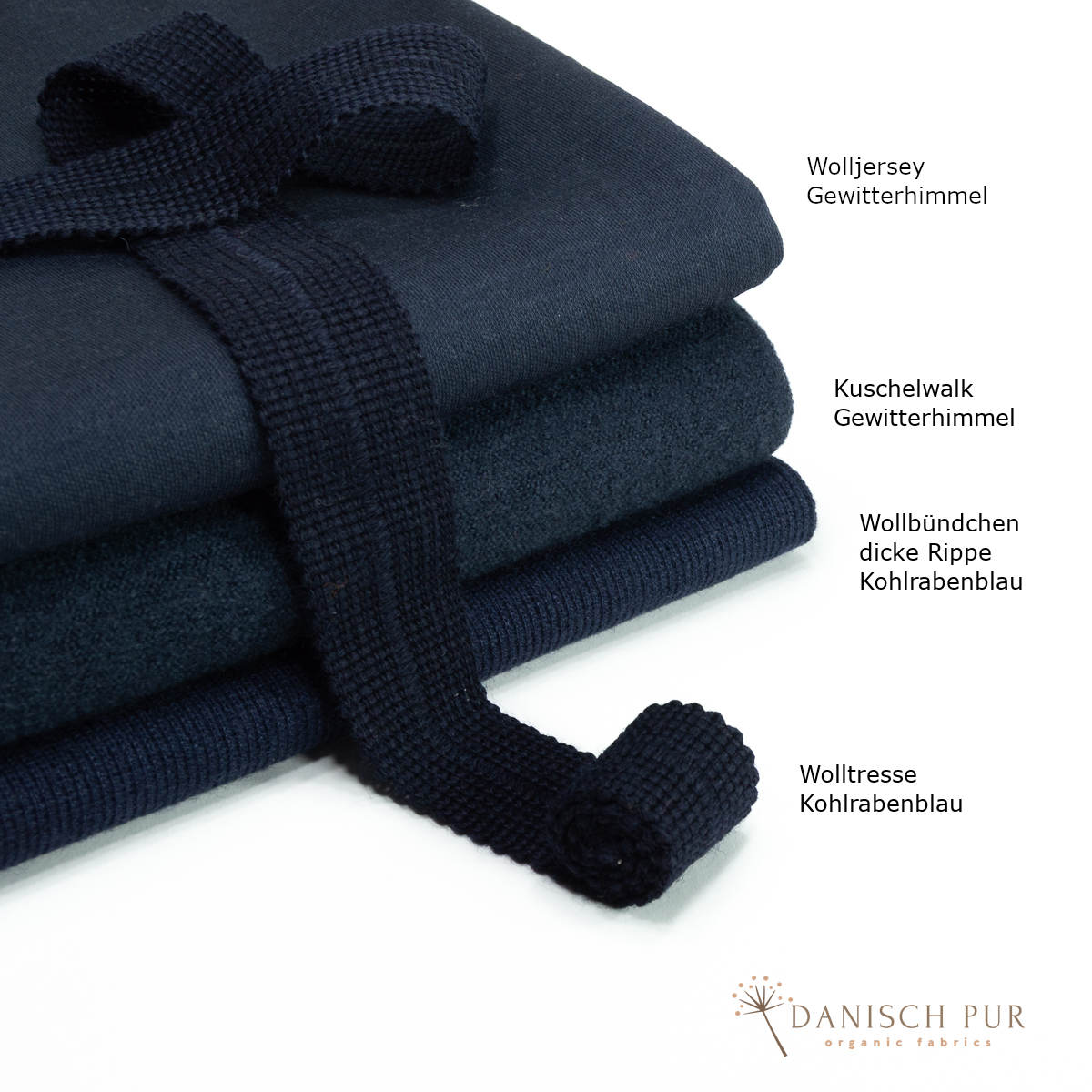 Bio Wolljersey/Wollinterlock in Gewitterhimmel (Merino, kbt, mulesingfrei)
