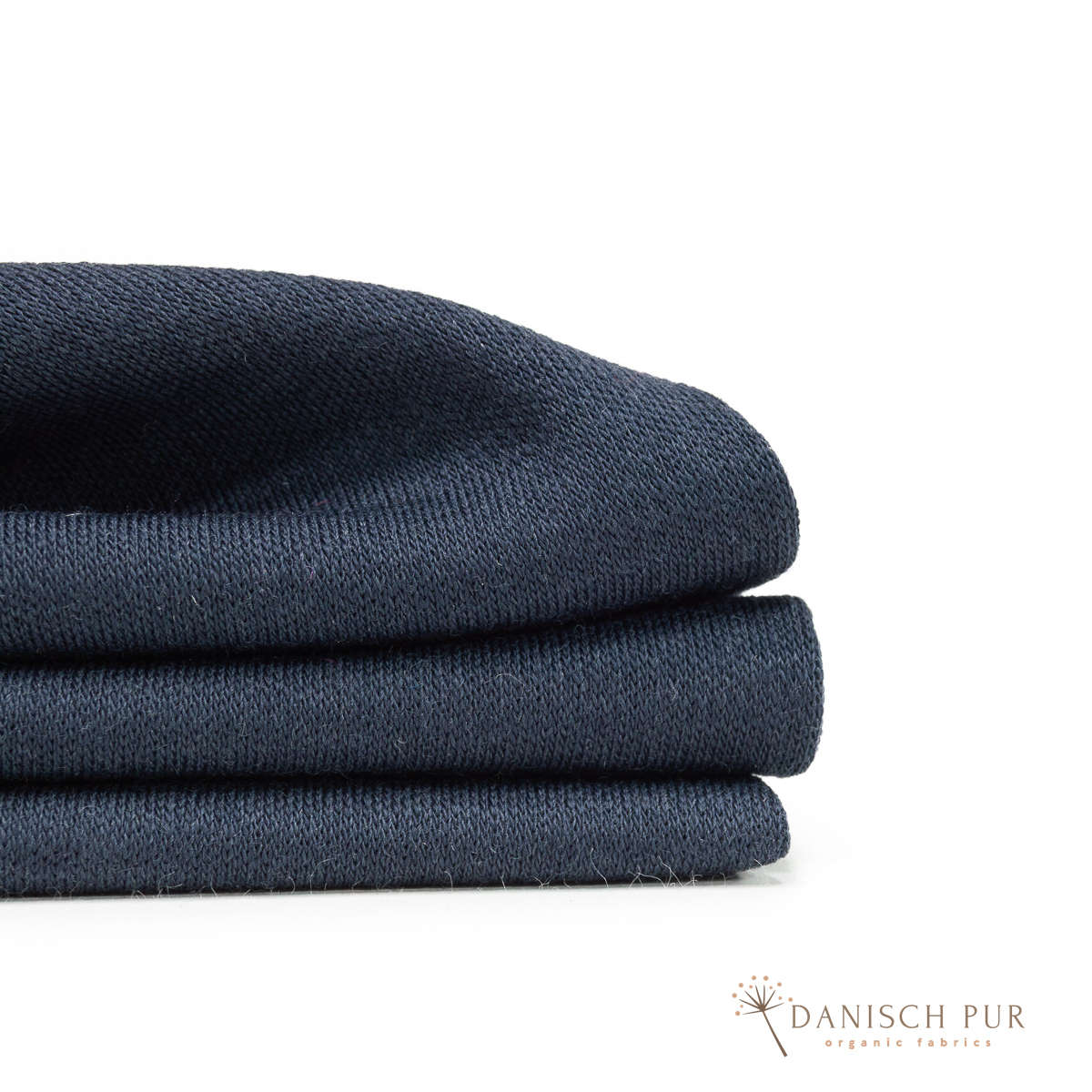 Bio Wolljersey/Wollinterlock in Gewitterhimmel (Merino, kbt, mulesingfrei)