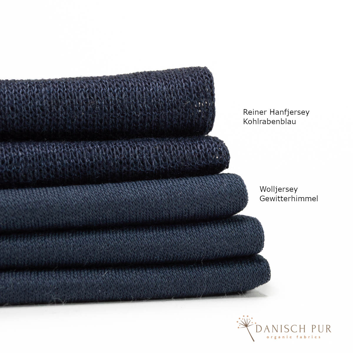 Bio Wolljersey/Wollinterlock in Gewitterhimmel (Merino, kbt, mulesingfrei)