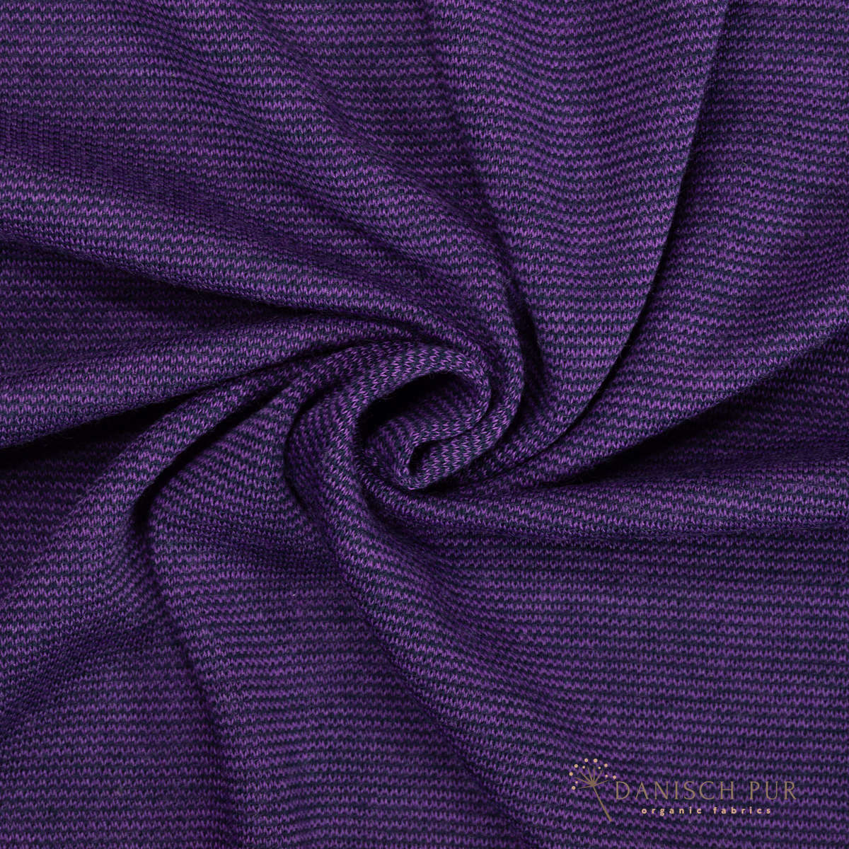 Bio Wolljersey/Wollinterlock Hyazinth-Cino (Merino, kbt, mulesingfrei)