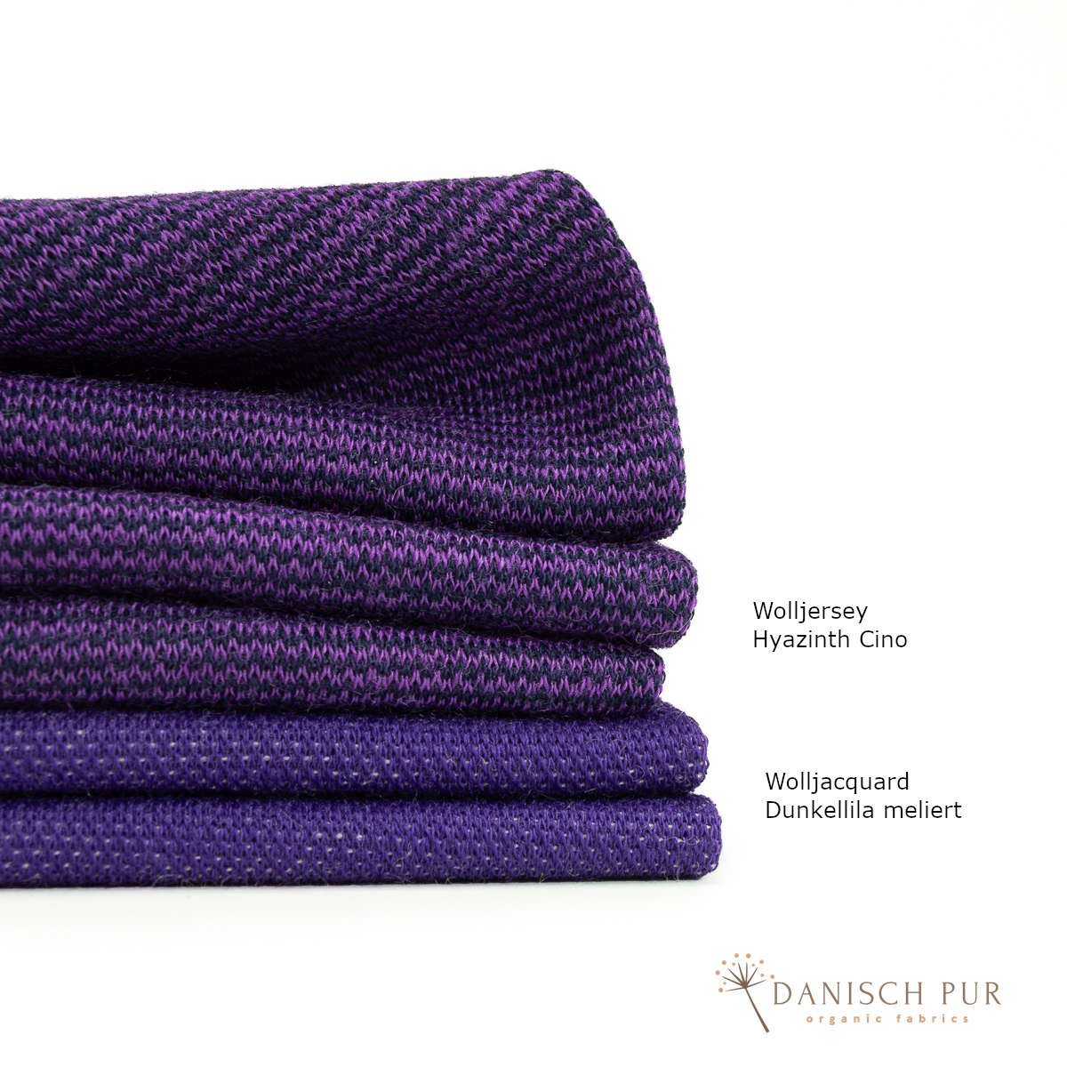 Bio Wolljersey/Wollinterlock Hyazinth-Cino (Merino, kbt, mulesingfrei)