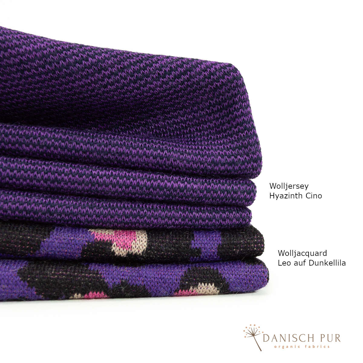 Bio Wolljersey/Wollinterlock Hyazinth-Cino (Merino, kbt, mulesingfrei)