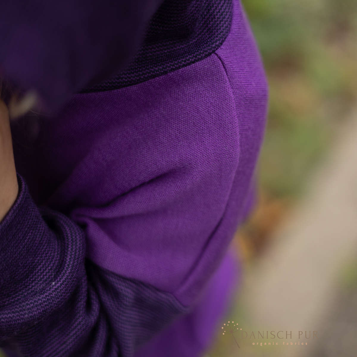 Bio Wolljersey/Wollinterlock Hyazinth-Cino (Merino, kbt, mulesingfrei)