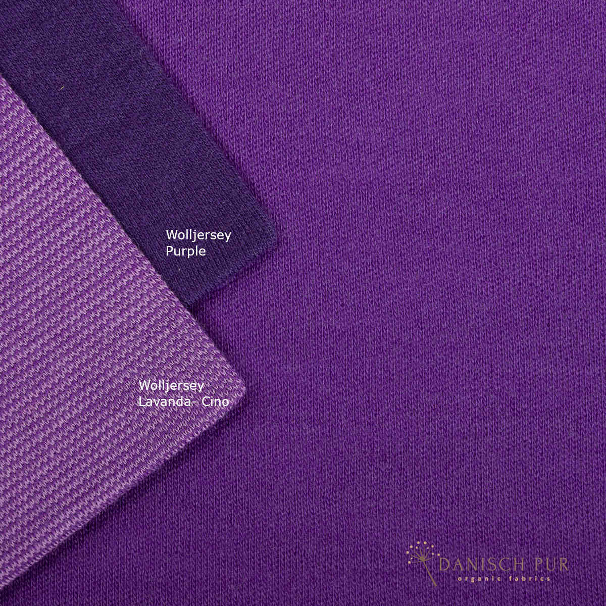 Organic wool jersey/wool interlock Ciocco-Cino (Merino, kbt, mulesing-free)
