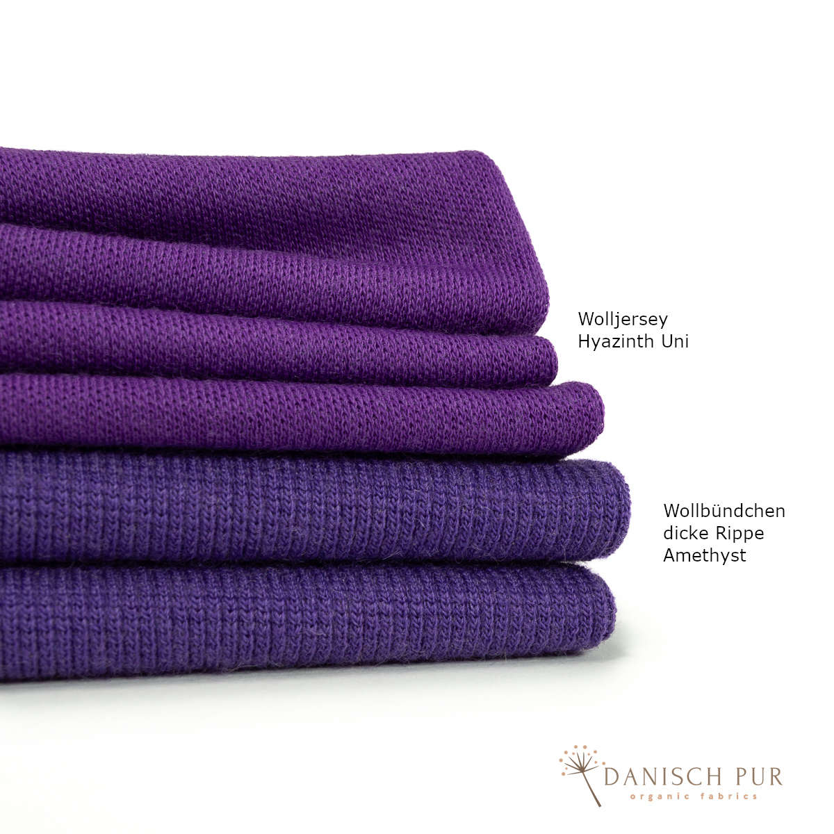 Organic wool jersey/wool interlock Ciocco-Cino (Merino, kbt, mulesing-free)