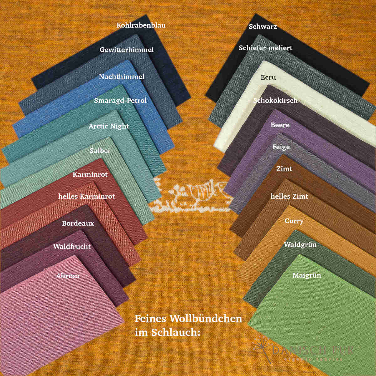 90cm Jacquard Chicken Panel - on Gold Melange Panel (Merino, kbt, mulesing-free)