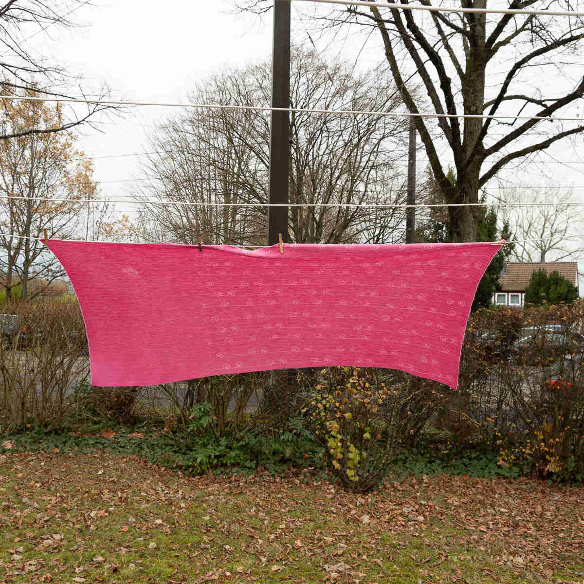 Panel 65cm Jacquard Snail Love - on Orchid Panel (100% virgin wool, Merino, organic, mulesing-free)