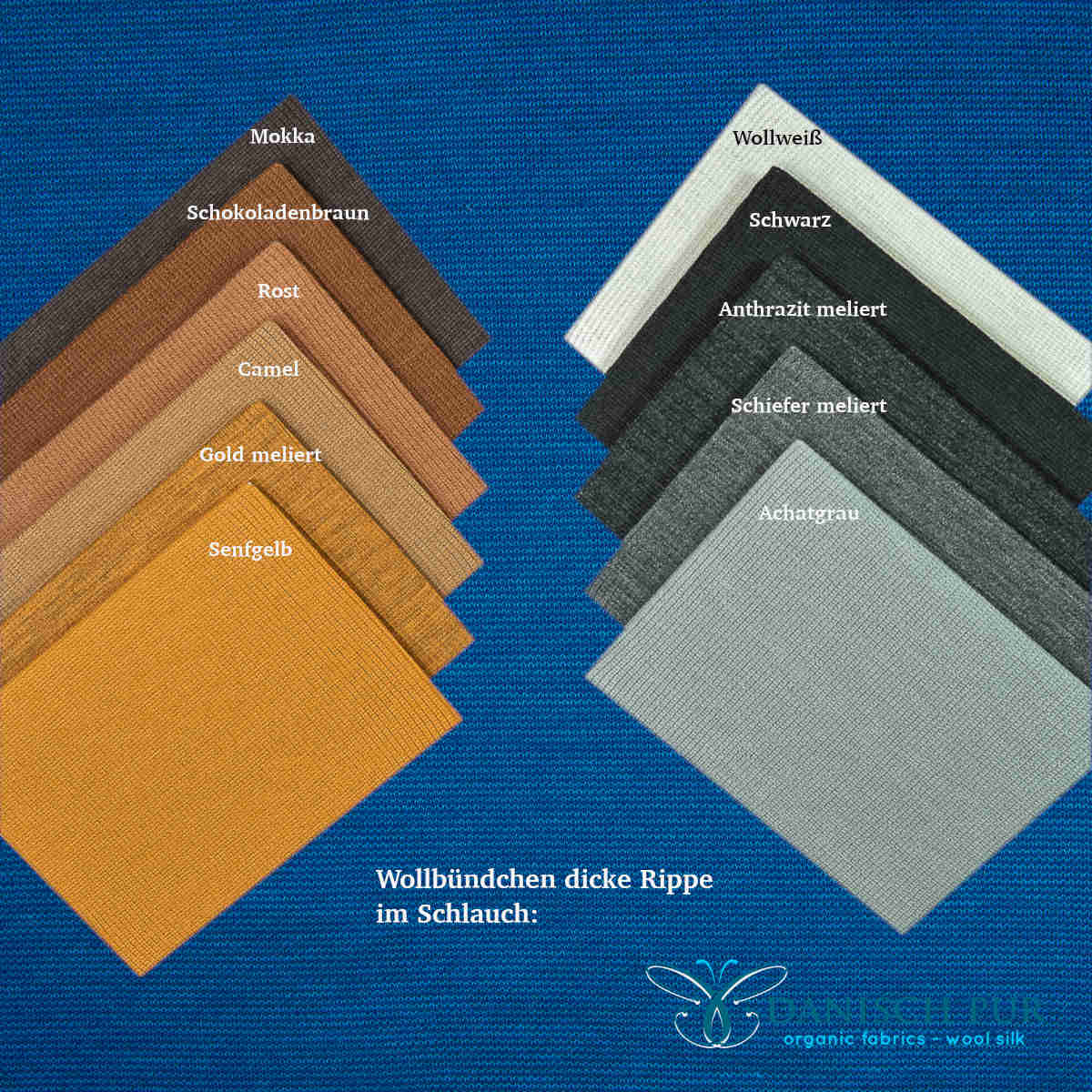 Coupon 30 cm Bio Wolljersey Lago-Cino (Merino, kbt, mulesingfrei)