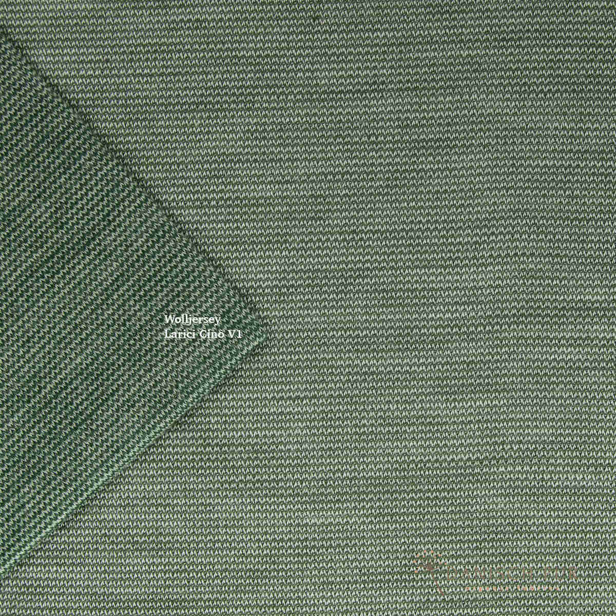 Bio Wolljersey/Wollinterlock Larici-Cino (Merino, kbt, mulesingfrei)