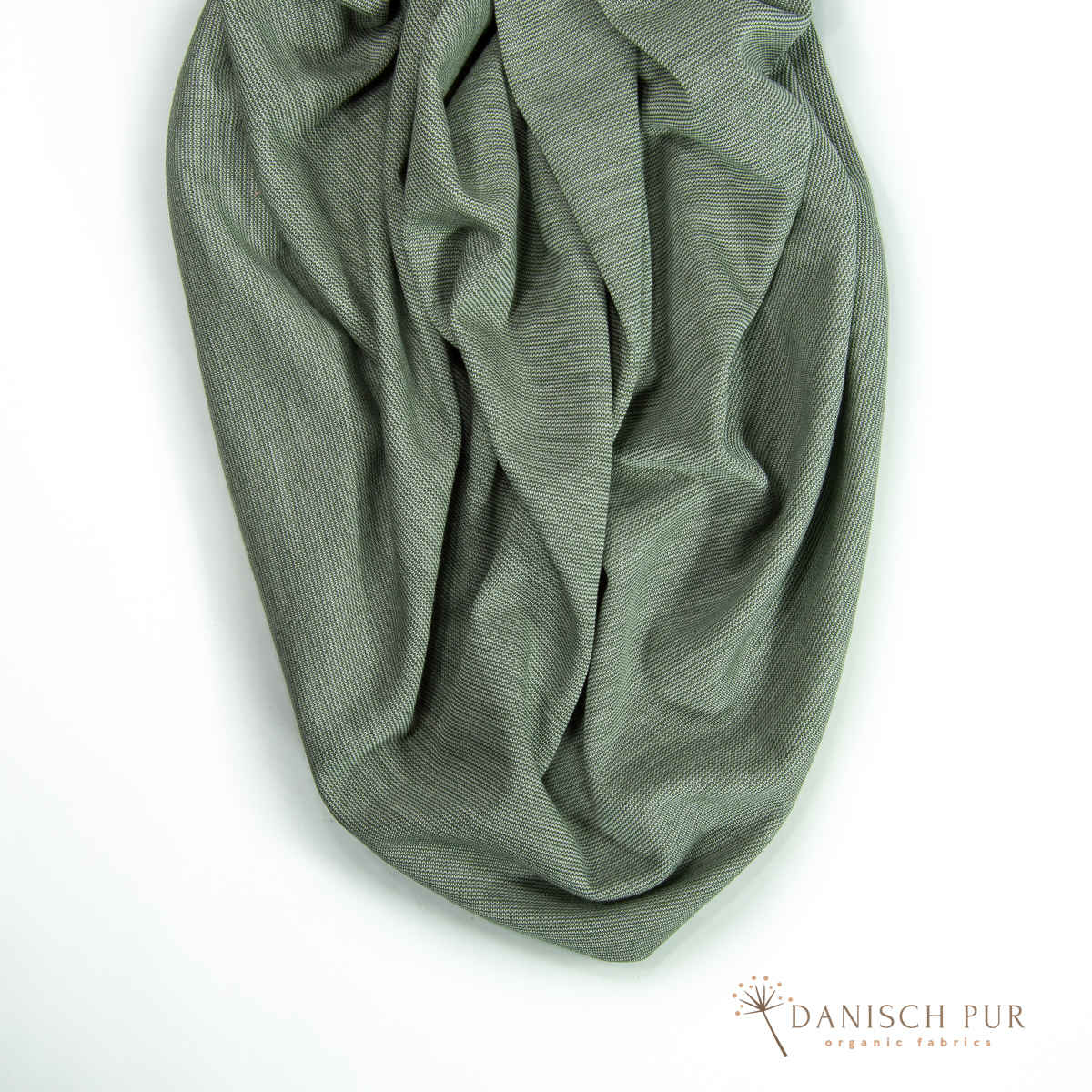 Bio Wolljersey/Wollinterlock Larici-Cino (Merino, kbt, mulesingfrei)