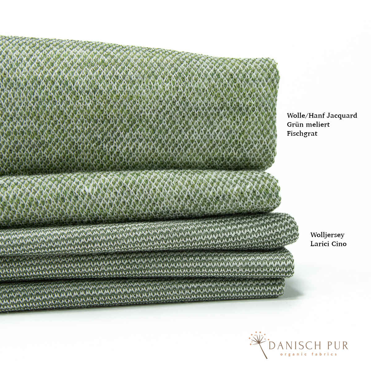 Bio Wolljersey/Wollinterlock Larici-Cino (Merino, kbt, mulesingfrei)