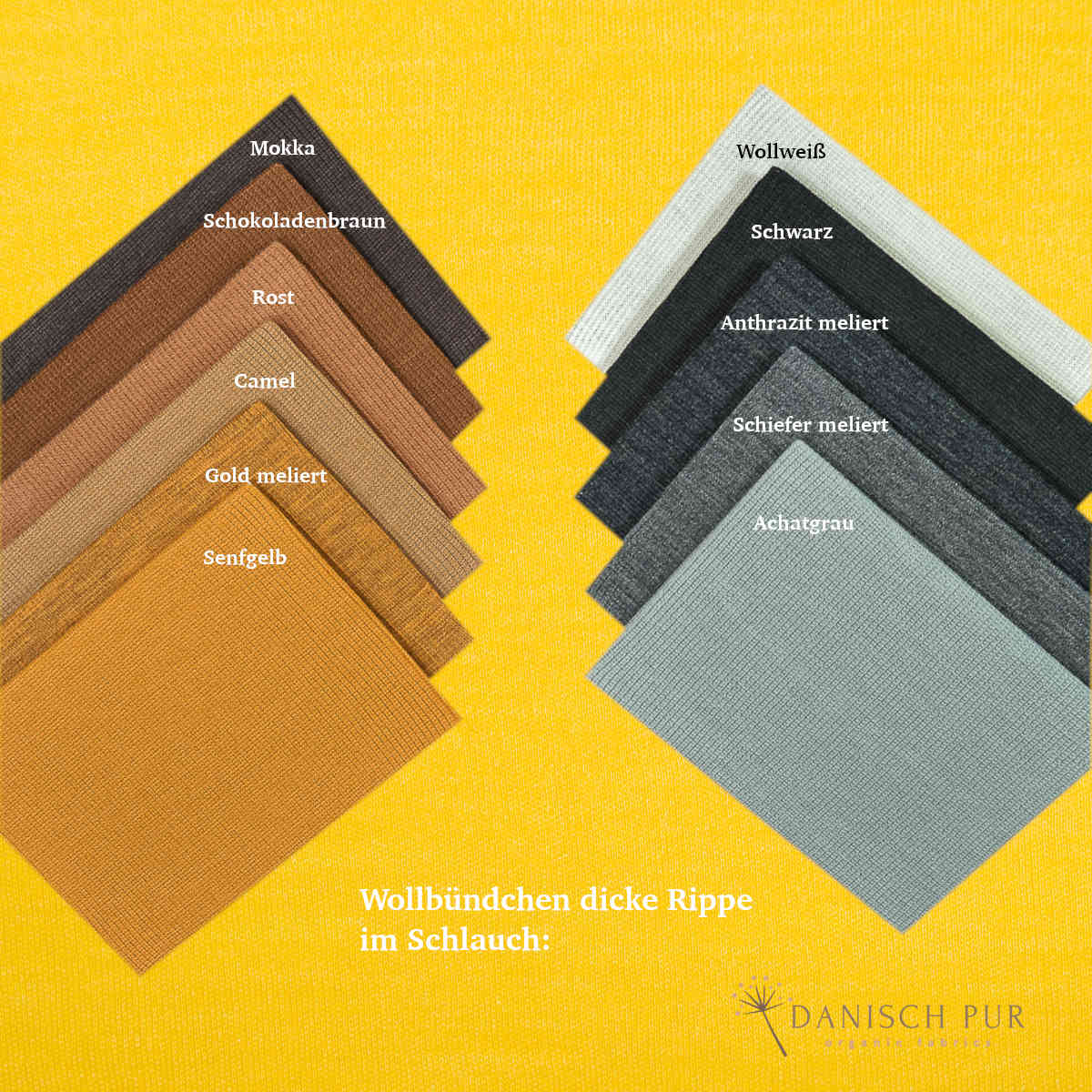 Organic wool jersey/wool interlock Lemon Breeze Uni (kbt, mulesing-free)