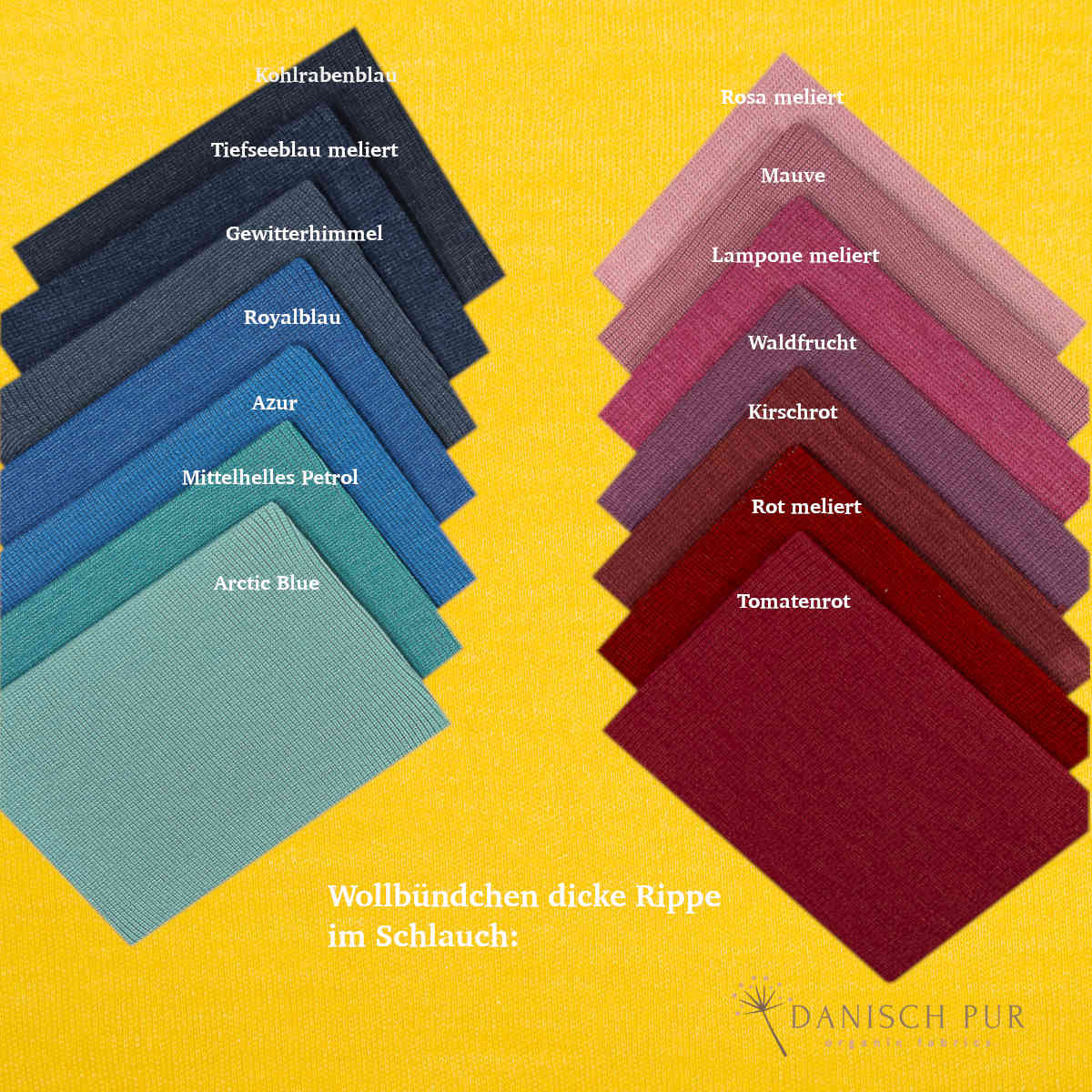 Organic wool jersey/wool interlock Lemon Breeze Uni (kbt, mulesing-free)