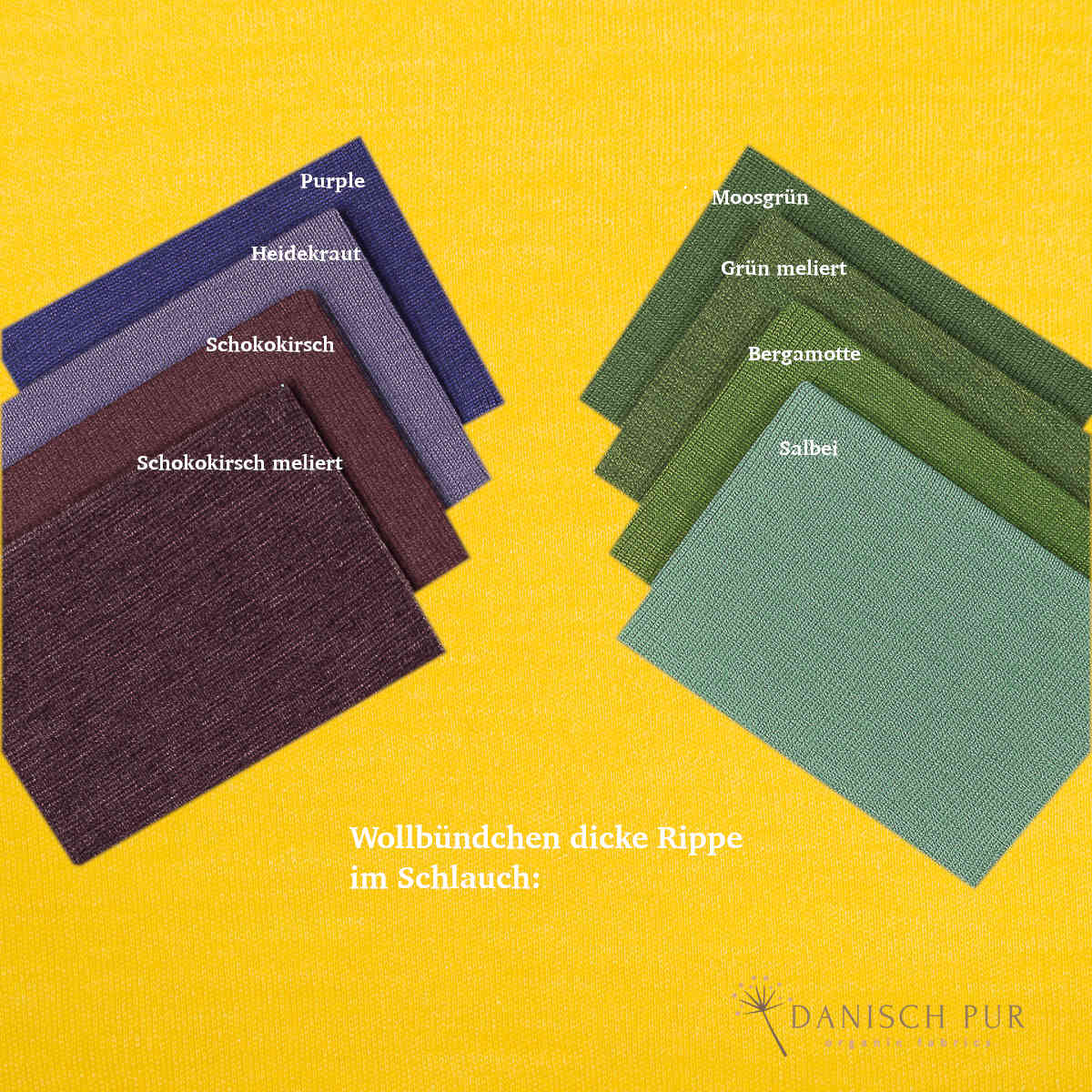 Organic wool jersey/wool interlock Lemon Breeze Uni (kbt, mulesing-free)