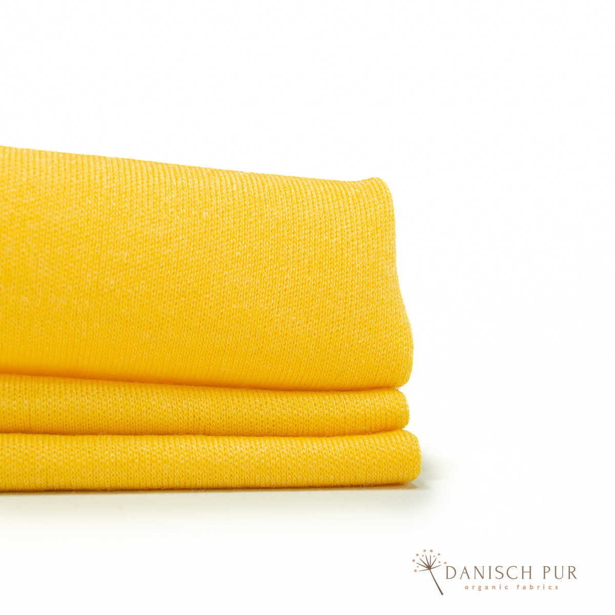 Organic wool jersey/wool interlock Lemon Breeze Uni (kbt, mulesing-free)