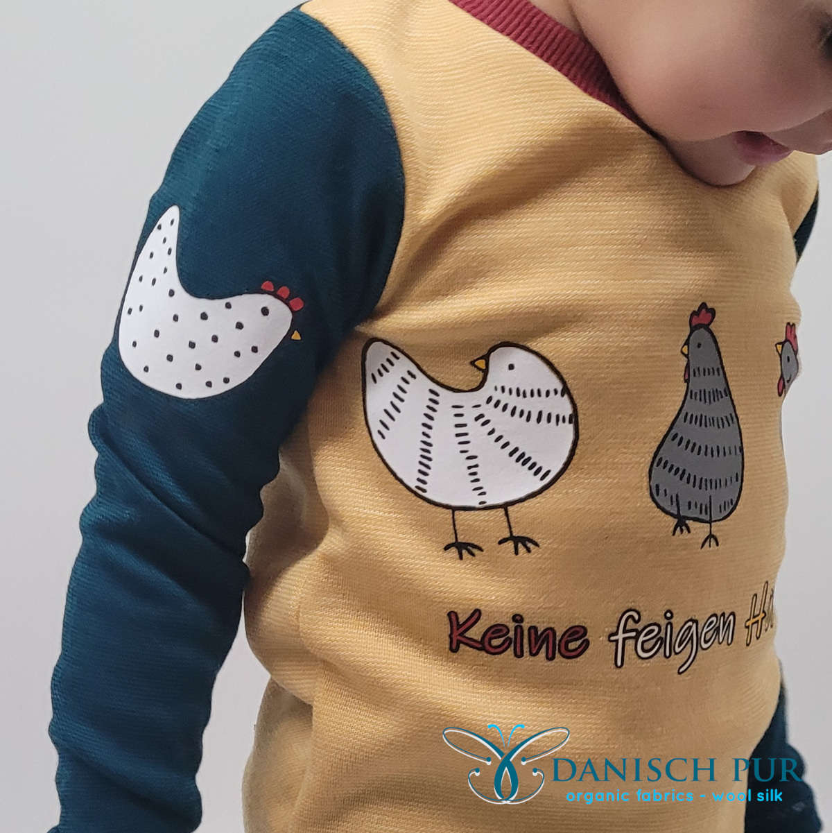 Bio Wolljersey Wollinterlock Oceano-Cino (100% Schurwolle, Merino, kbt, mulesingfrei)