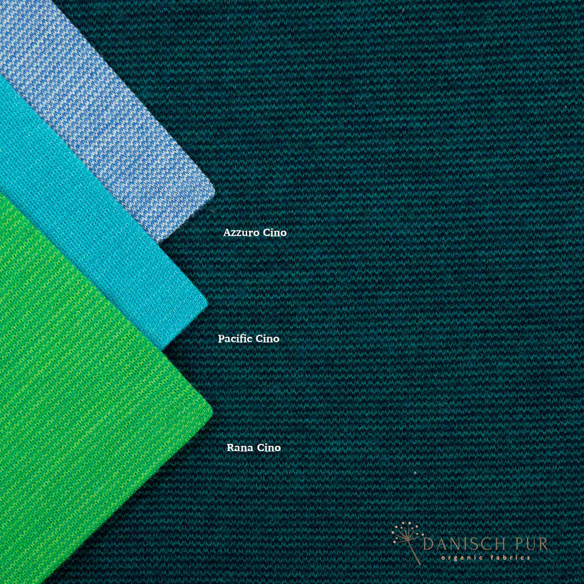 Bio Wolljersey Wollinterlock Oceano-Cino (100% Schurwolle, Merino, kbt, mulesingfrei)